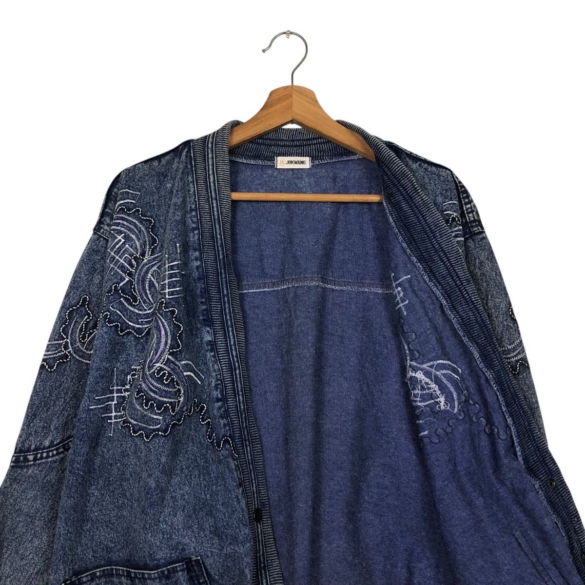 Japanese Brand 📌Vtg Denim Indigo Worker Jacket Jokwang Issey Miyake Size US M / EU 48-50 / 2 - 13 Thumbnail