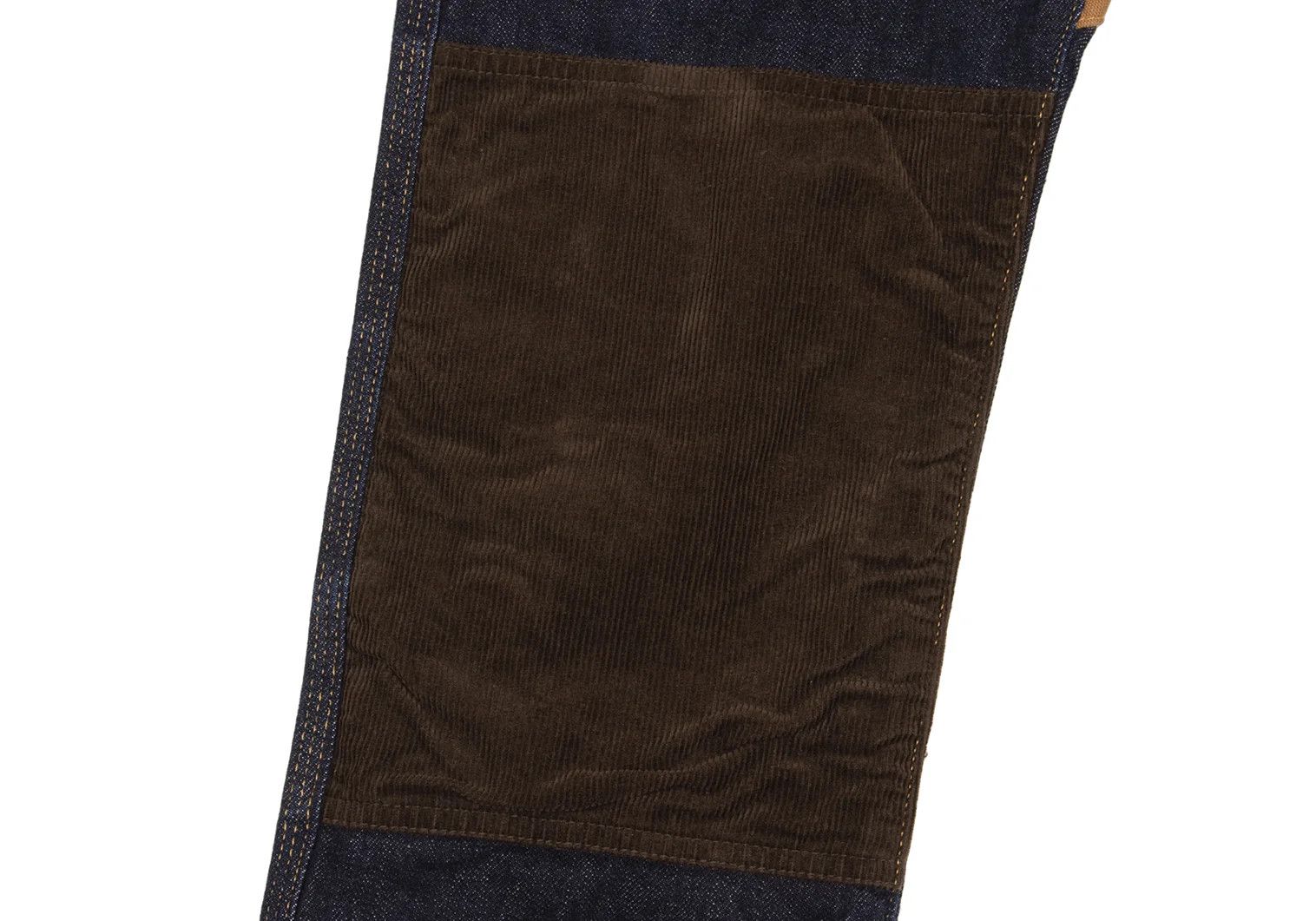 Junya Watanabe Corduroy Knee Patch Denim in Indigo Brown, Size S Size US 38 / EU 54 - 8 Thumbnail