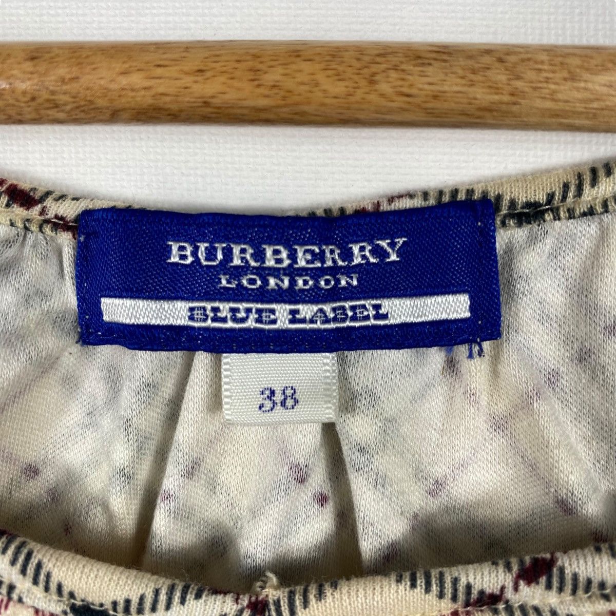 Burberry × Vintage BURBERRY LONDON Blue Label Nova Check Blouse Tops Tee Size S / US 4 / IT 40 - 5 Thumbnail
