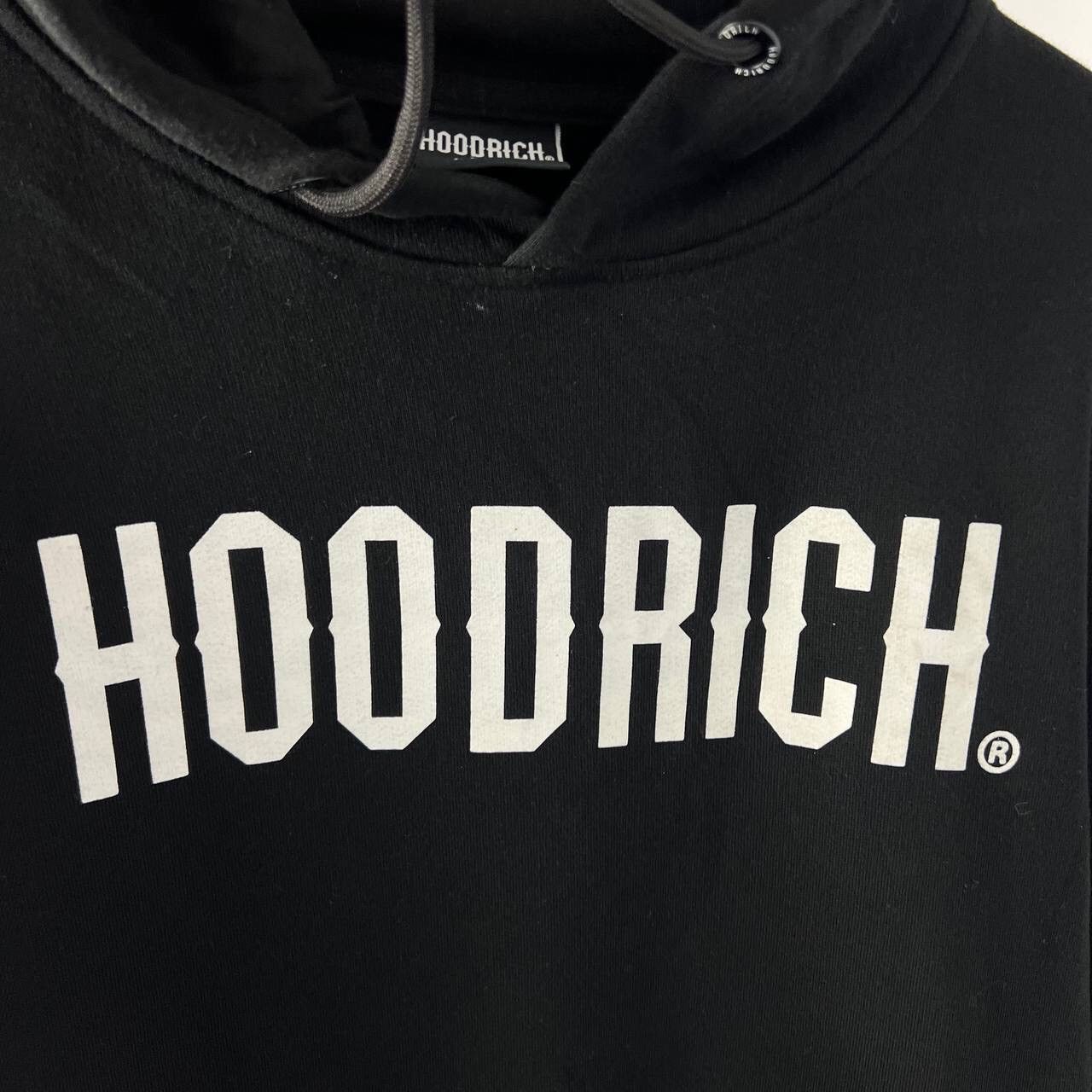 Japanese Brand Hoodie Hoodrich Y2K Style Drill BlackBig Logo Size US M / EU 48-50 / 2 - 3 Thumbnail
