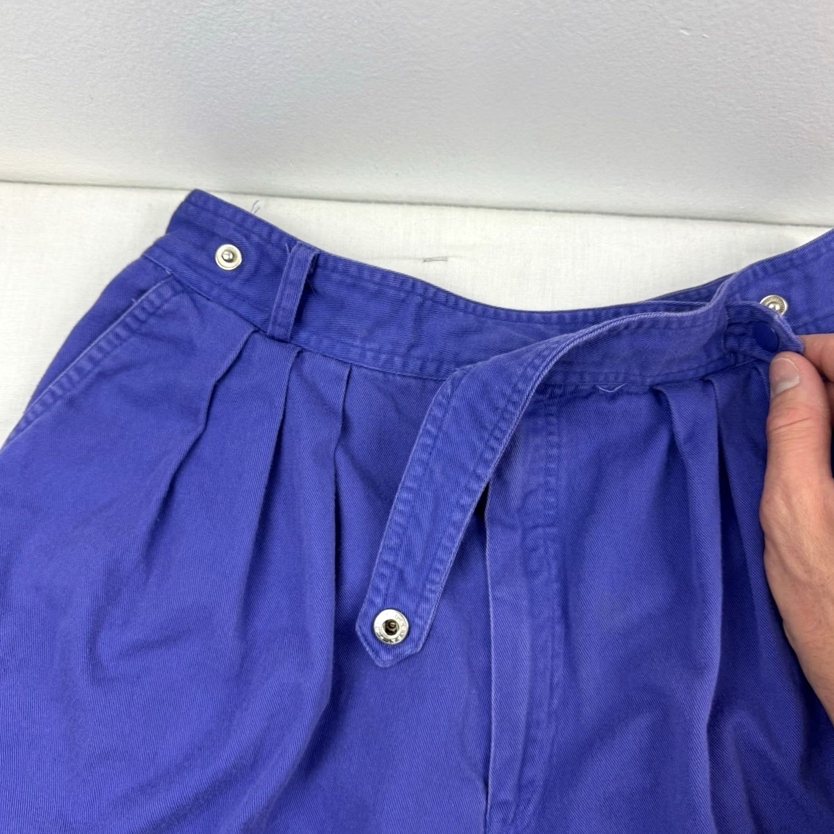 Vintage VINTAGE Cirage Pants Womens 10 High Waisted Hipster Mom Casual USA 80s Chino Purple Size 32" / US 10 / IT 46 - 6 Thumbnail