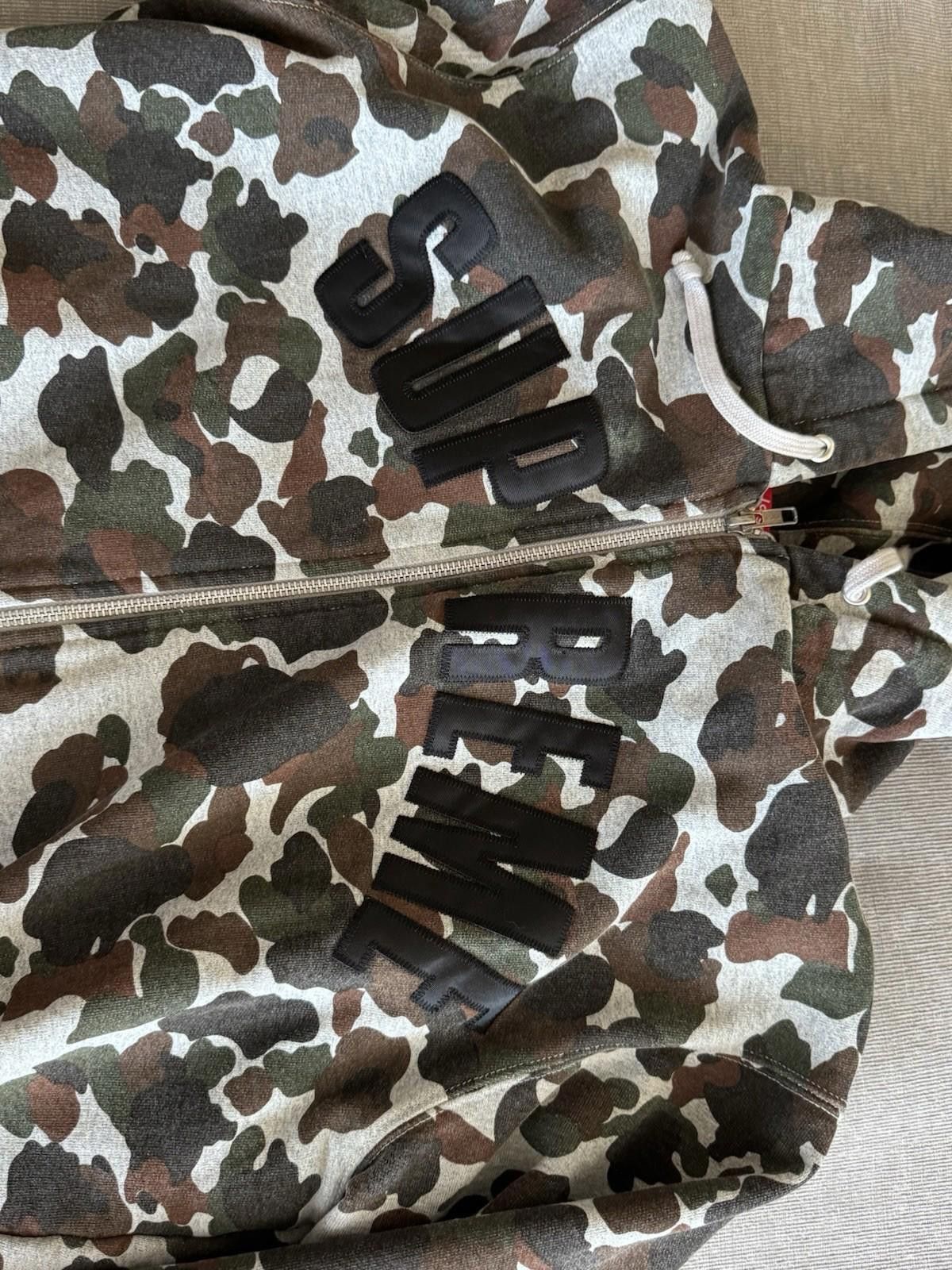 Supreme SUPREME ARC LOGO THERMAL ZIP UP SWEATSHIRT HOODIE CAMO SZ L Size US L / EU 52-54 / 3 - 2 Thumbnail