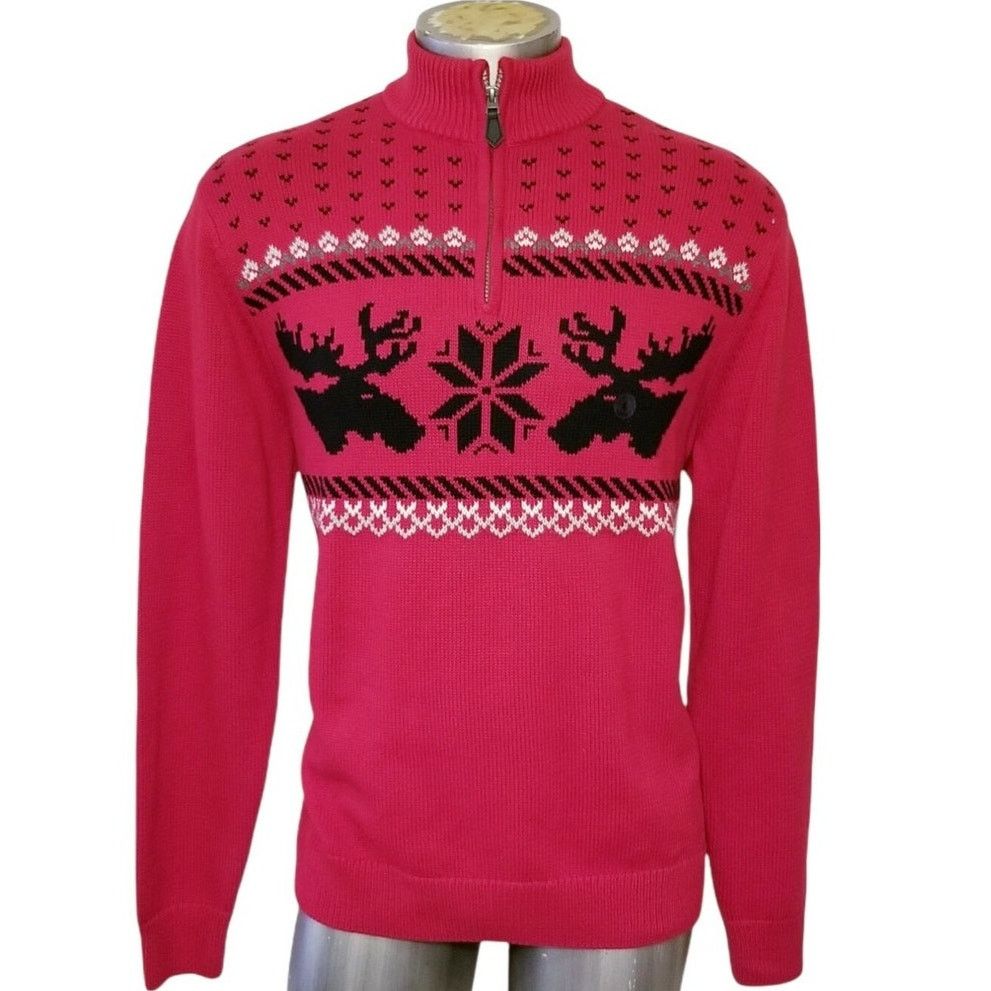 Chaps Ralph Lauren Chaps Red Christmas Sweater - Men's XL Size US XL / EU 56 / 4 - 2 Thumbnail