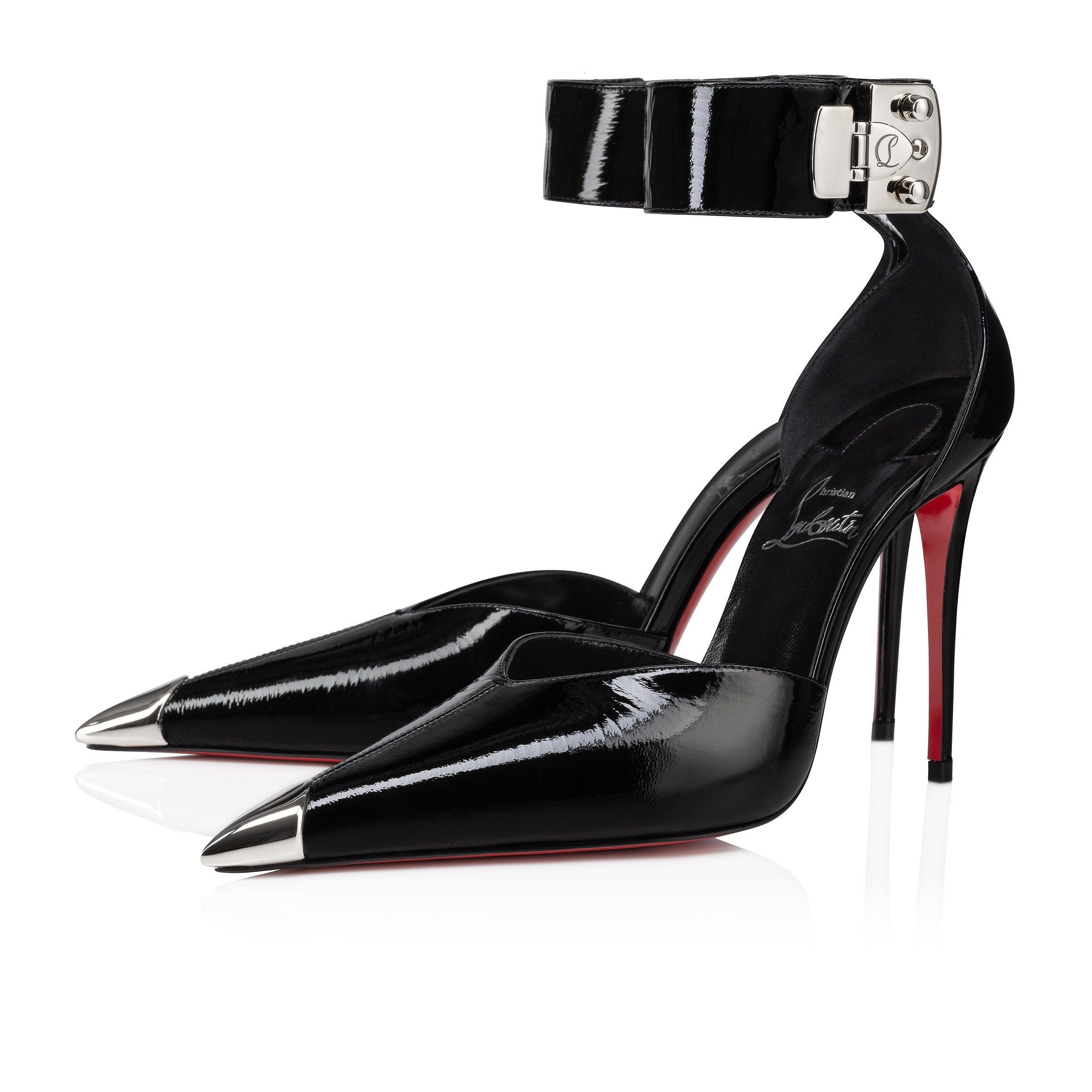 Christian Louboutin lock me up pump 100mm Size US 7.5 / IT 37.5 - 1 Thumbnail