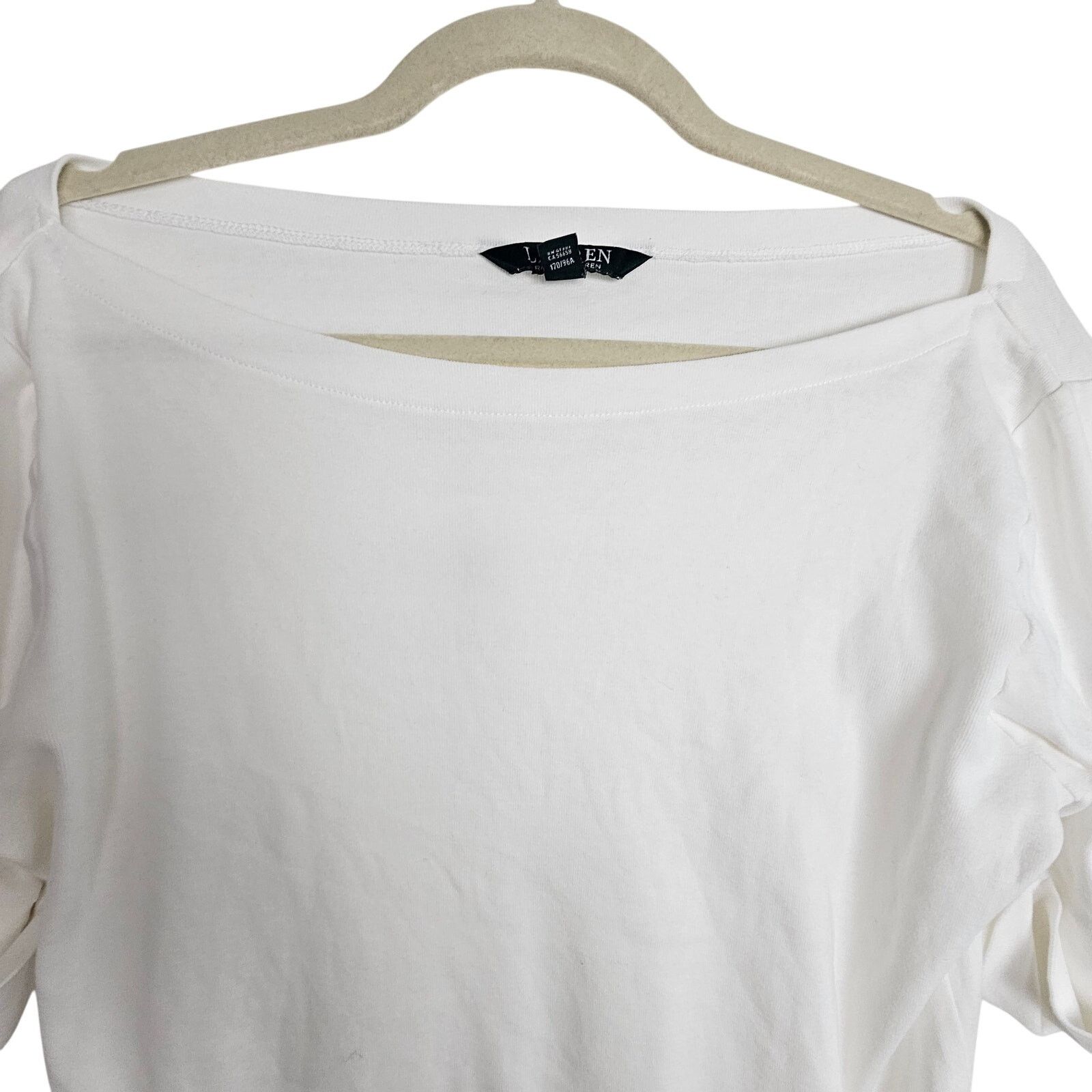 Lauren Ralph Lauren Lauren Ralph Lauren Boat Neck Shirt L Classic Minimalist Size L / US 10 / IT 46 - 2 Thumbnail