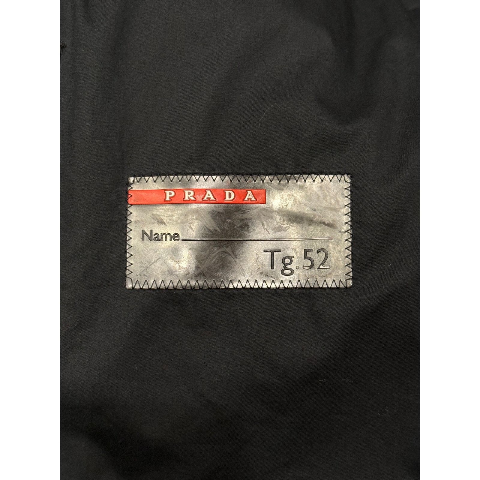 Prada 2000s Prada nylon moto light jacket Size US L / EU 52-54 / 3 - 5 Thumbnail