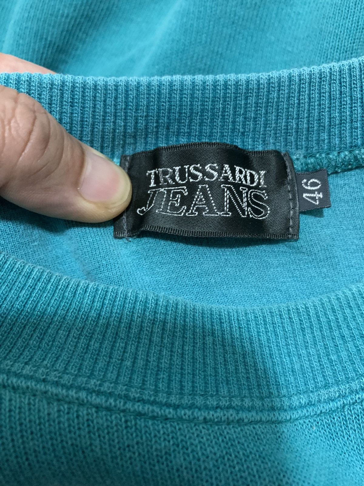 Trussardi Vintage Trussardi Jeans Sweatshirt Size US XXL / EU 58 / 5 - 9 Thumbnail