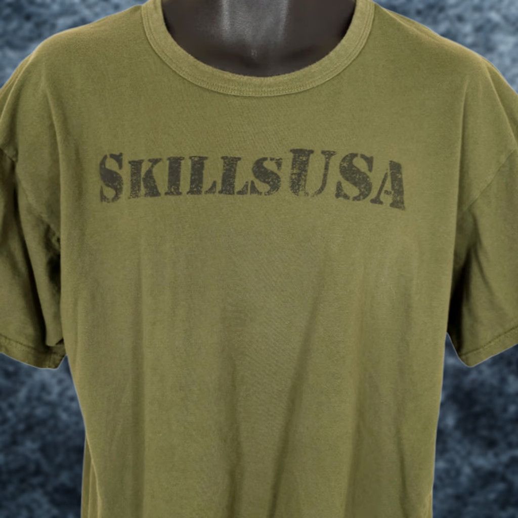 Rothco Rothco Military T Shirt Mens XL Green Skills USA Soldier Veteran Shirt Graphic Tee USA Bagde Size US XL / EU 56 / 4 - 1 Thumbnail