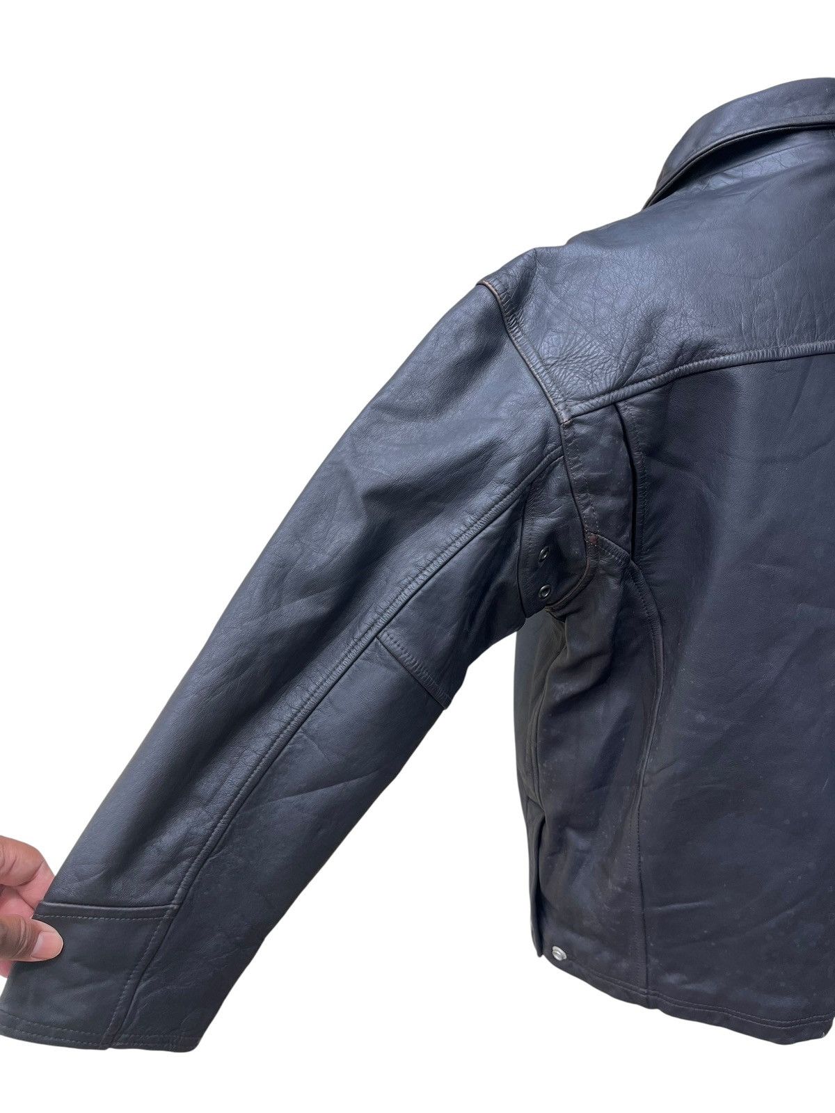 Gap Vintage gap leather jacket Size XL / US 12-14 / IT 48-50 - 6 Thumbnail