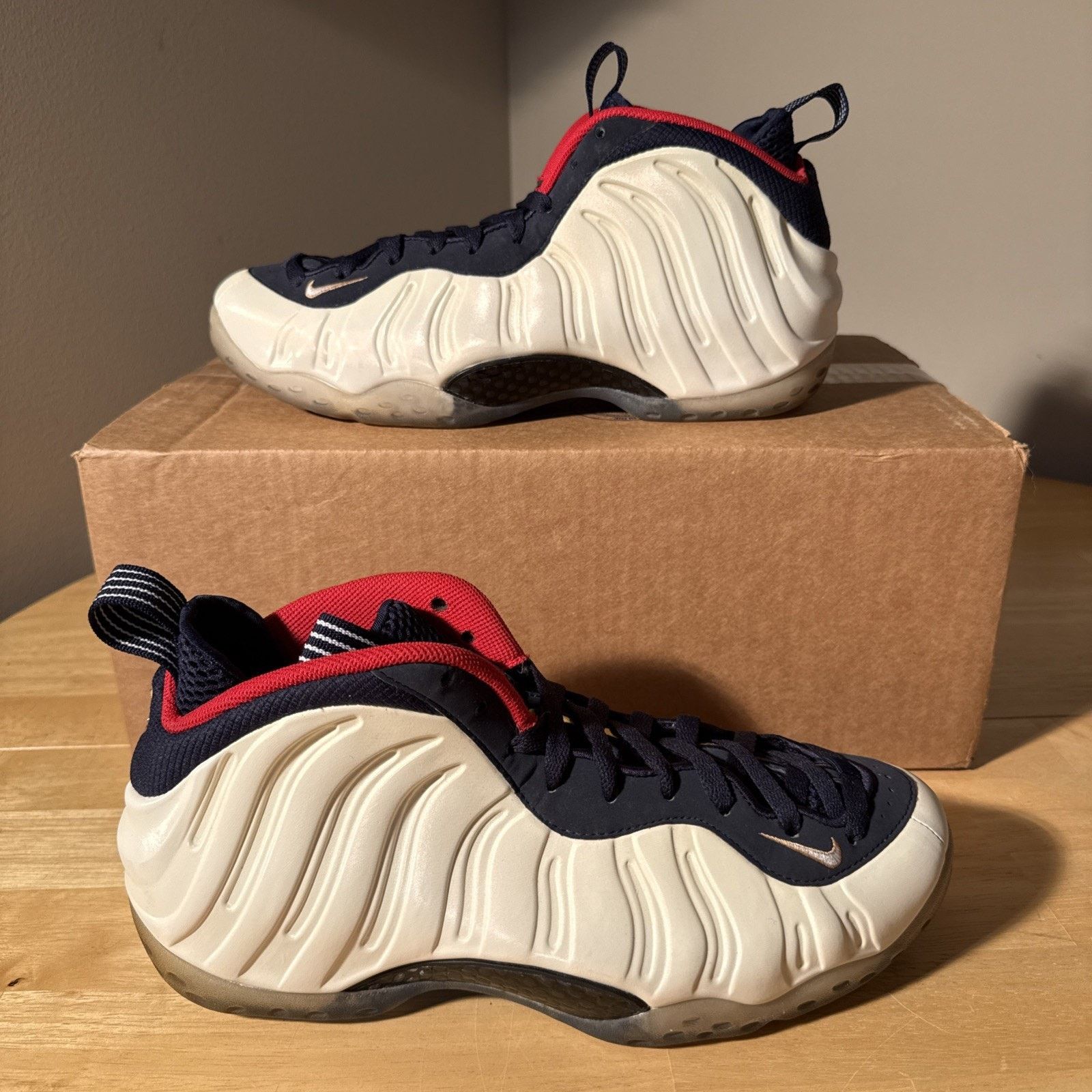 Nike Size 10.5 - Nike Air Foamposite One PRM Olympic Size US 10.5 / EU 43-44 - 4 Thumbnail