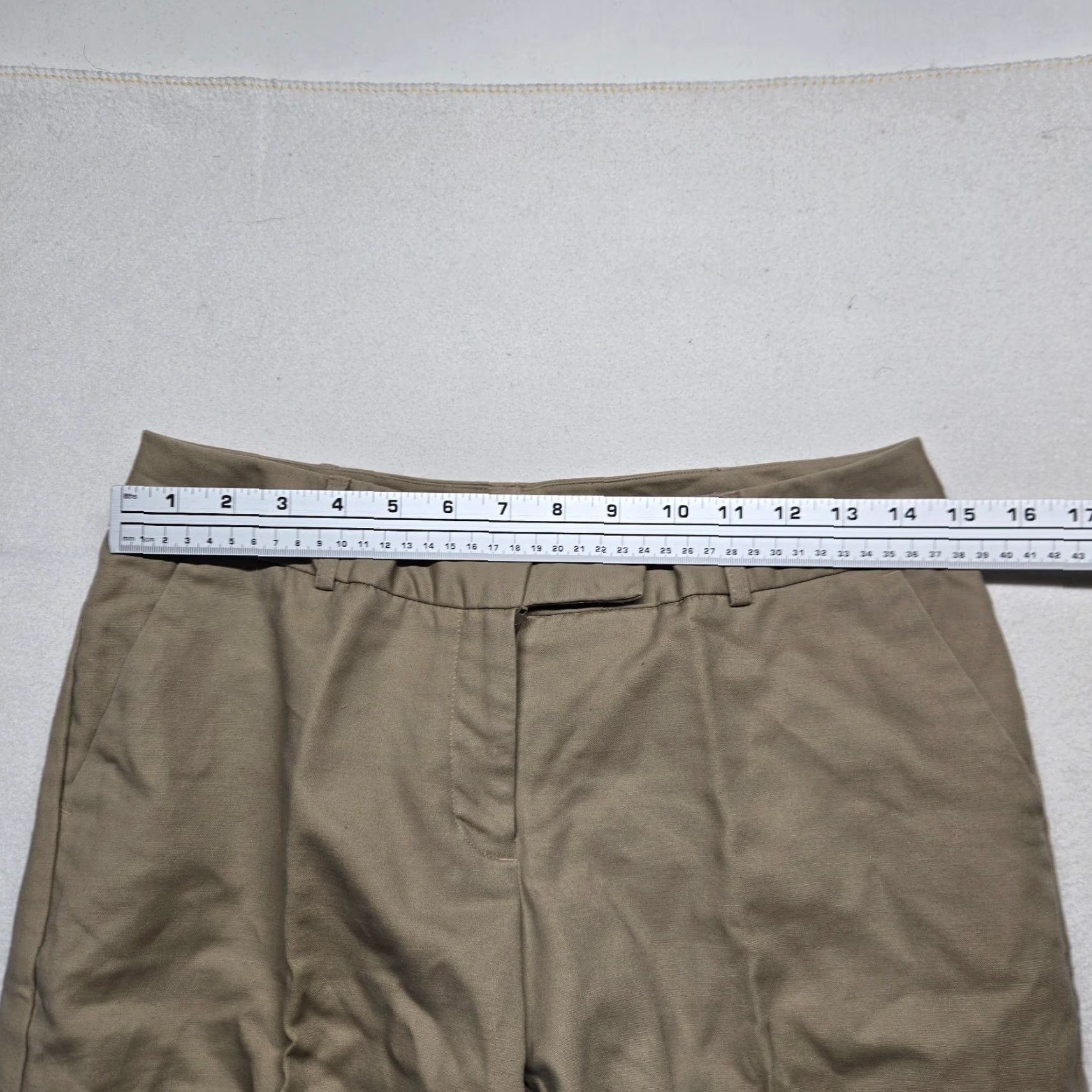 Worthington Worthington Modern Pants Tan Beige Womens Size 4 Dress Slacks Everyday Pockets Regular Front Flat Front Size 27" / US 4 / IT 40 - 4 Thumbnail