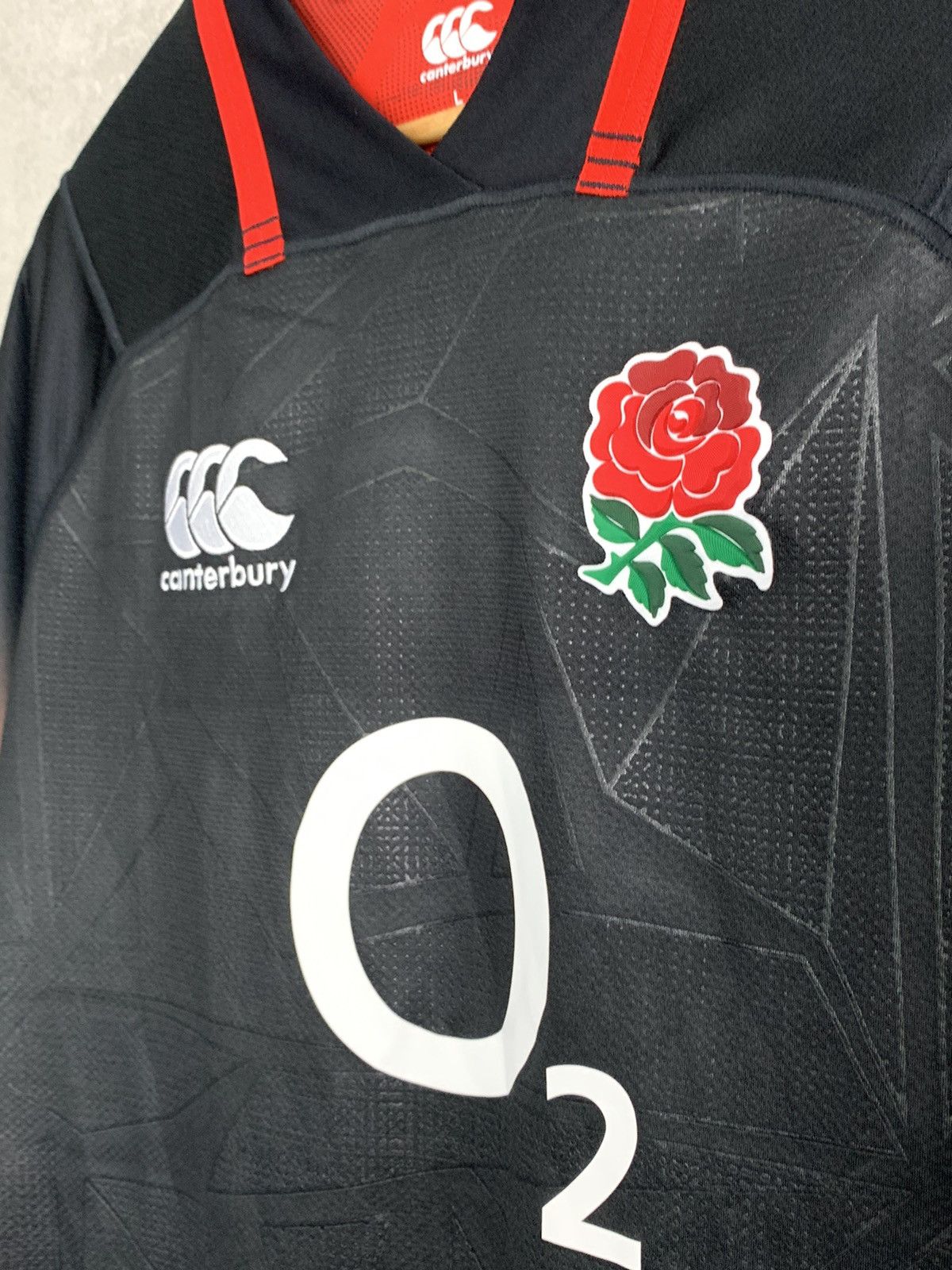 Canterbury of New Zealand England Rugby Union 2017 2018 Canterbury away jersey shirt Size US L / EU 52-54 / 3 - 5 Thumbnail