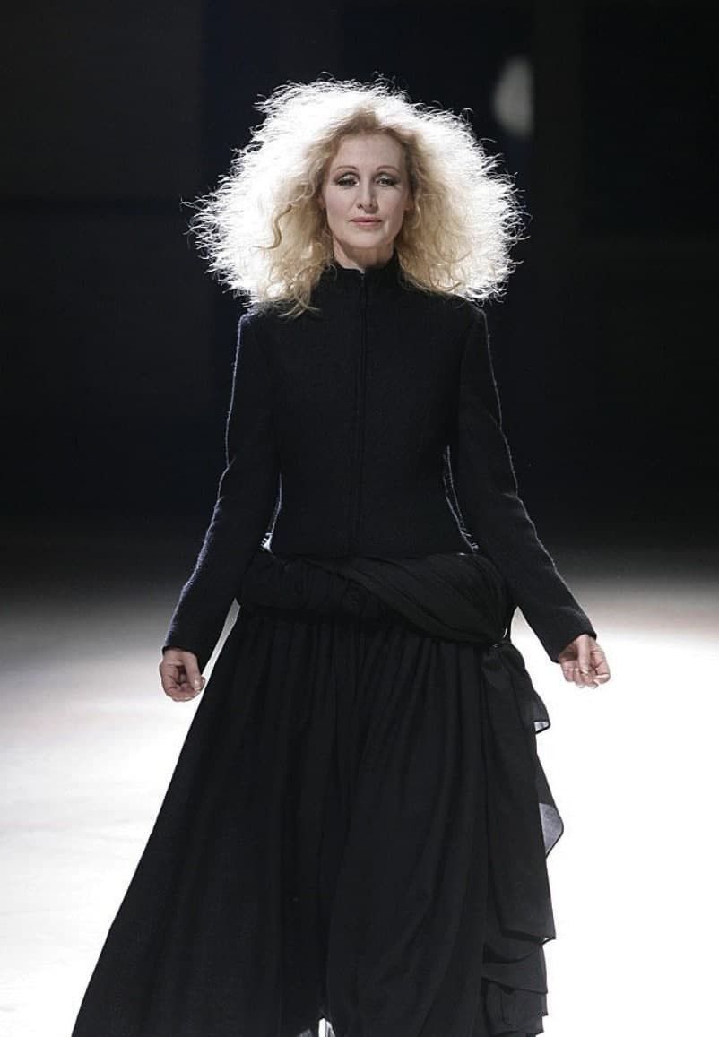 Yohji Yamamoto AW08 Runway Unfinished High Gauge Long Neck Jacket Size M / US 6-8 / IT 42-44 - 1 Thumbnail