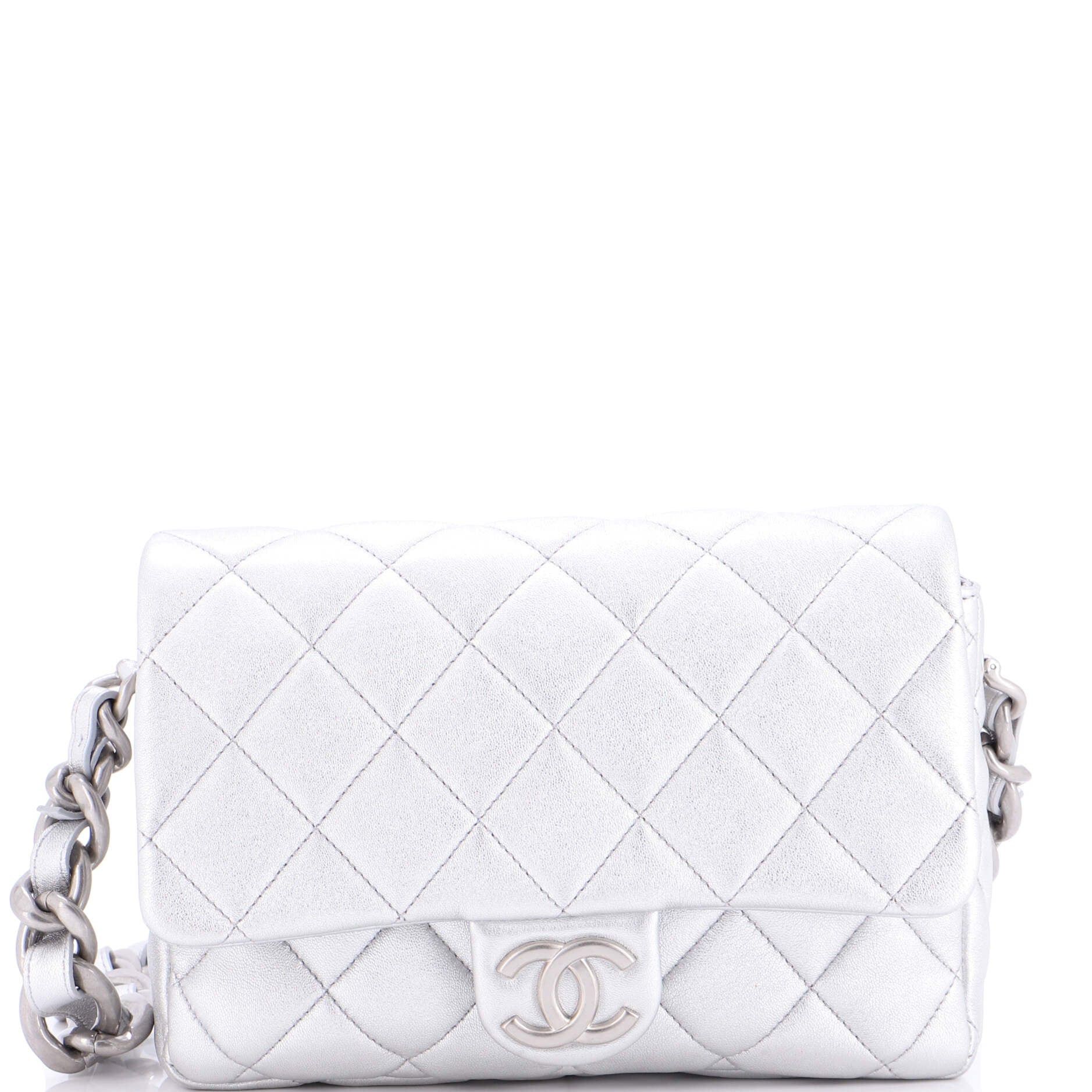 Lacquered CC Flap Bag