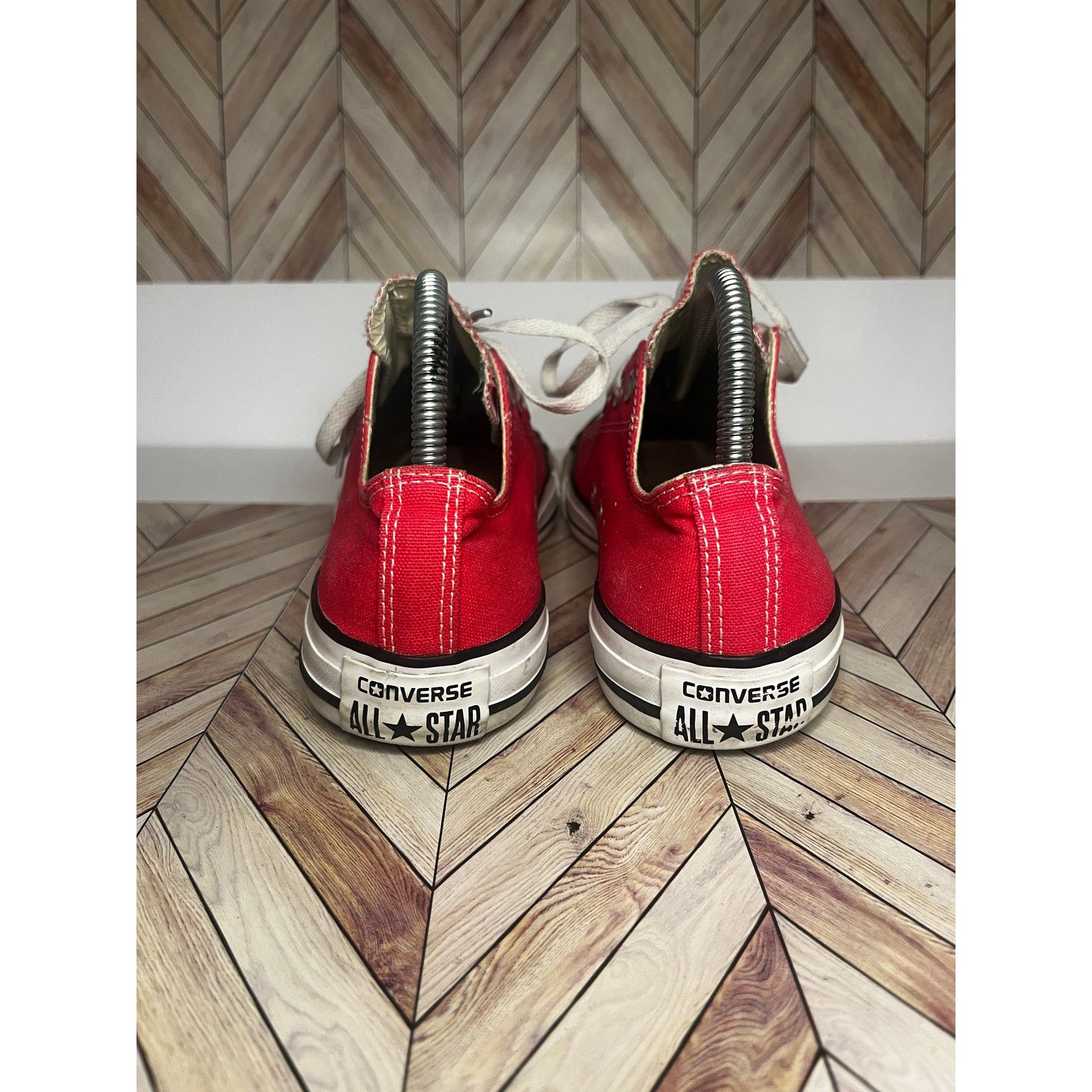Converse Converse Chuck Taylor All Star Low Canvas Sneakers Red M7/W9 Size US 9 / IT 39 - 7 Thumbnail