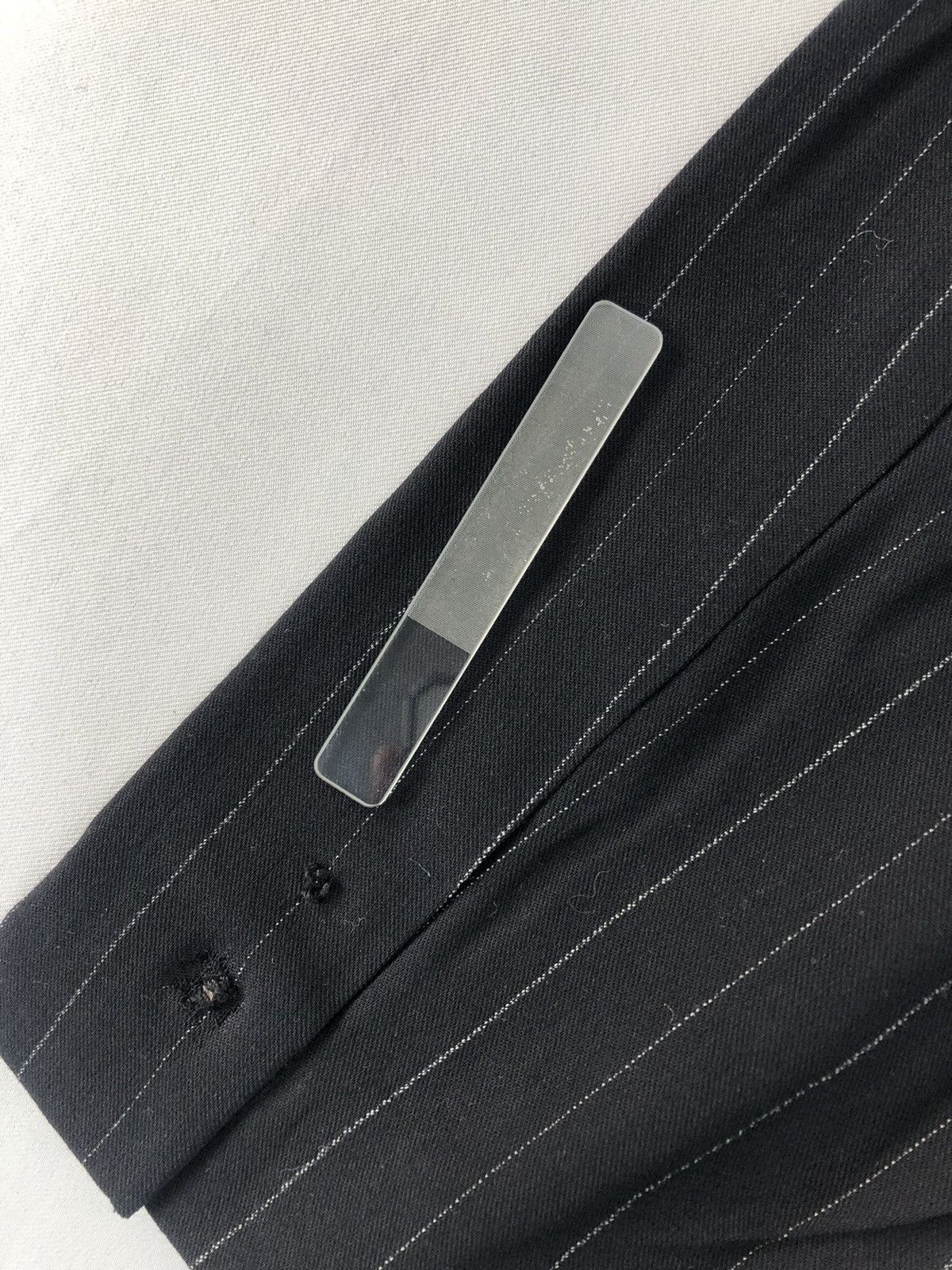 Issey Miyake × Japanese Brand Hype I.S Issey Miyake Blazer Coat Horizontal Striped Design Size M / US 6-8 / IT 42-44 - 12 Thumbnail
