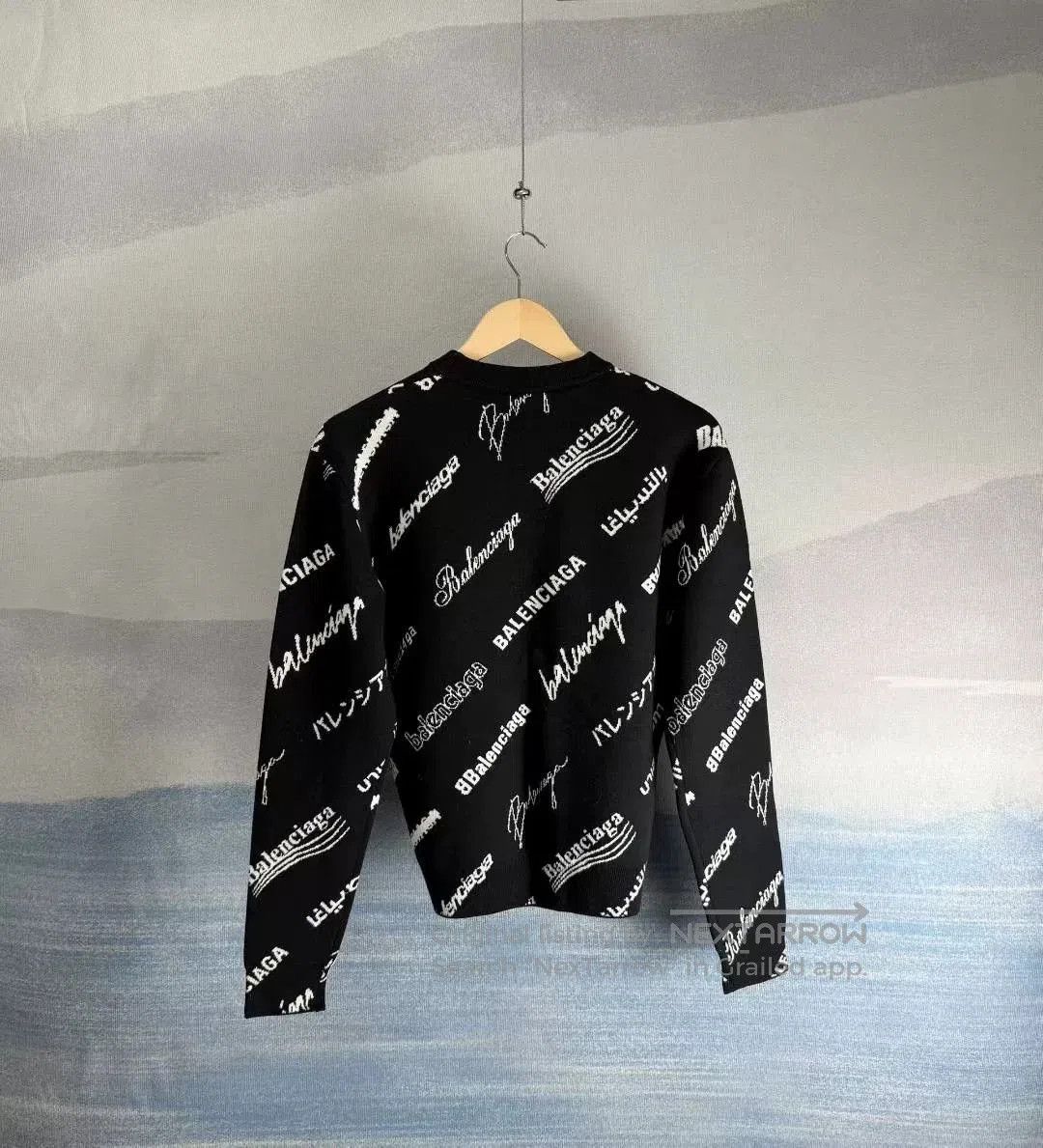Balenciaga Balenciaga Black Logo Collection Sweater XS. Size US XS / EU 42 / 0 - 3 Thumbnail