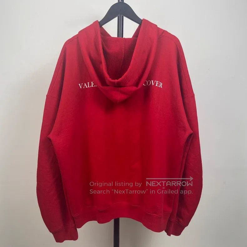 Valentino Valentino Skull letter red hoodie Size XL / US 12-14 / IT 48-50 - 2 Thumbnail