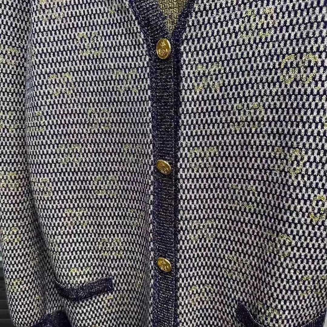 Gucci Gucci New Sparkle Allover Print Cardigan L Size With Tags Size L / US 10 / IT 46 - 3 Thumbnail