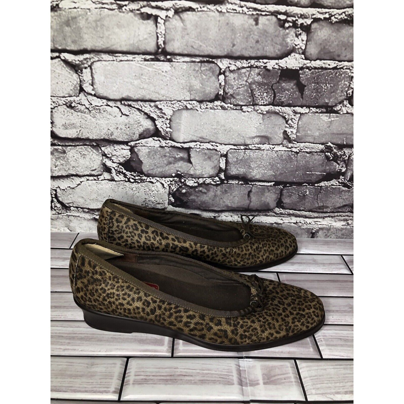 Other Munro American Leopard Print Synthetic Fabric Wedge Shoes Wo Size US 8 / IT 38 - 12 Thumbnail