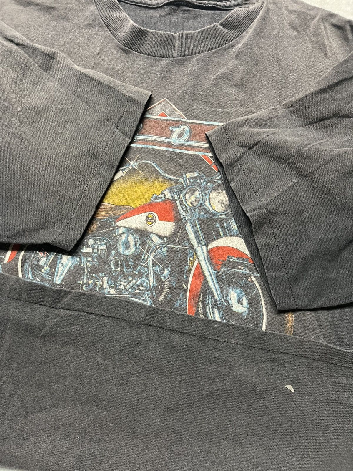 Harley Davidson Chrome Sweet Chrome Harley Davidson Faded Black Shirt Size L Size US L / EU 52-54 / 3 - 6 Thumbnail