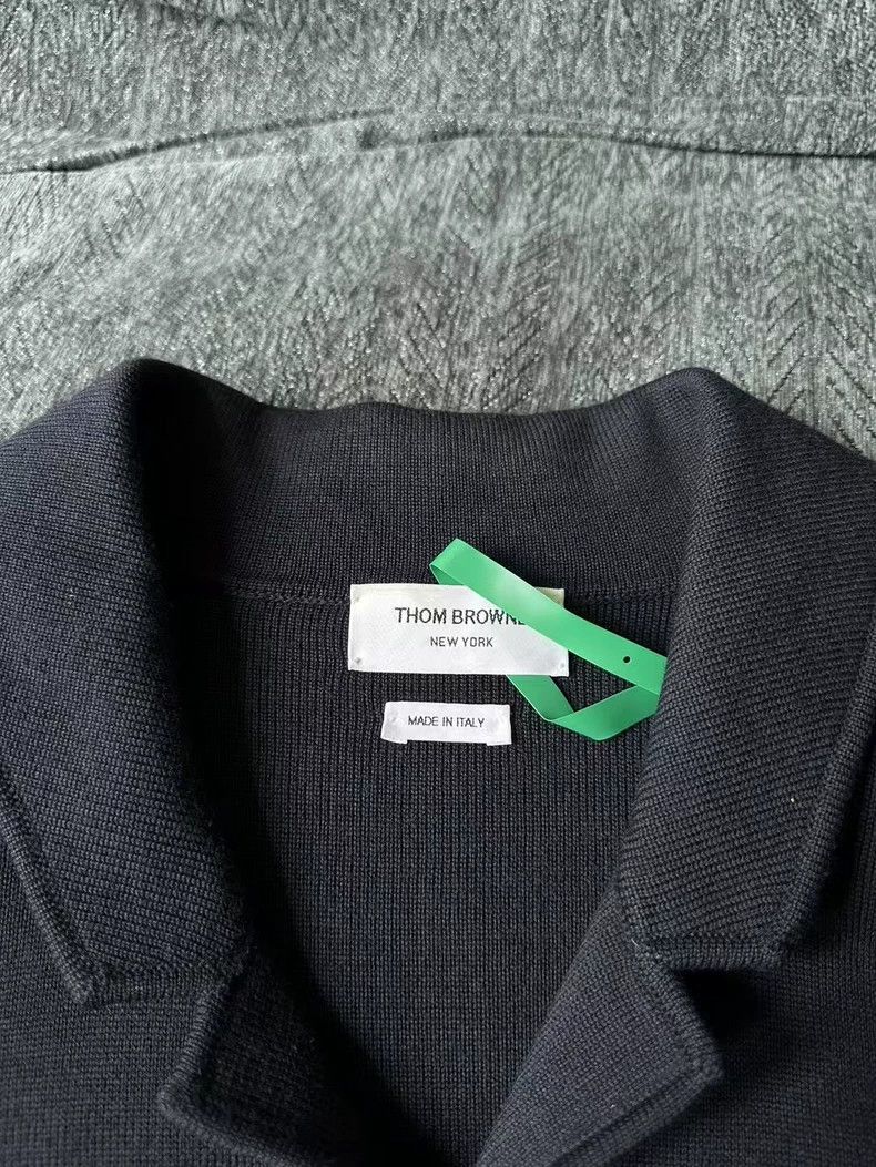 Thom Browne Thom Browne Wool knitted suit jacket 2505-Nextarrow Size US XXL / EU 58 / 5 - 3 Thumbnail