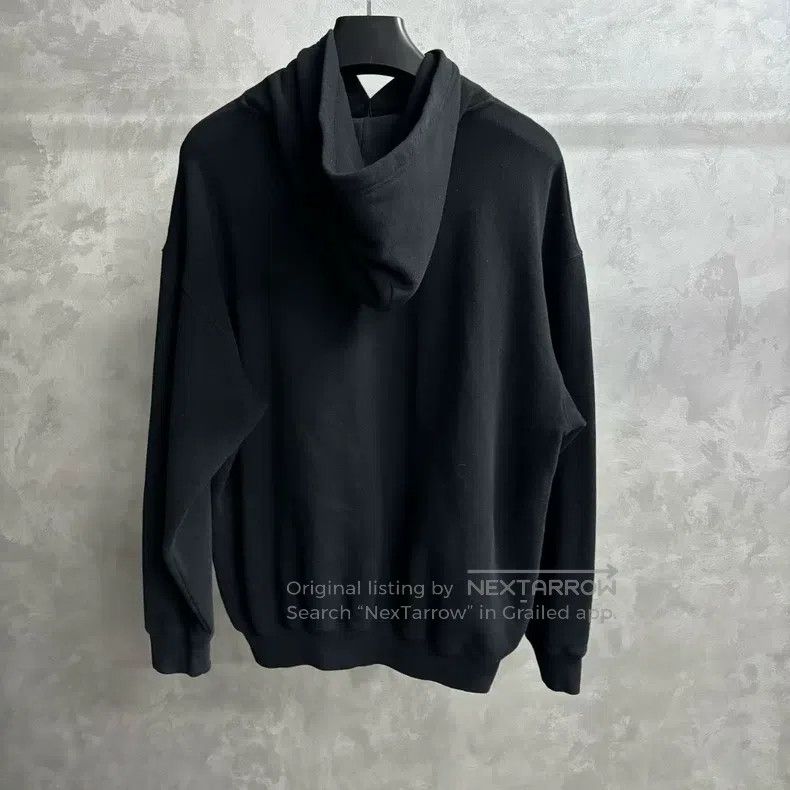 Balenciaga Balenciaga Black Double B Circle Logo Printed Hoodie Size US S / EU 44-46 / 1 - 5 Thumbnail