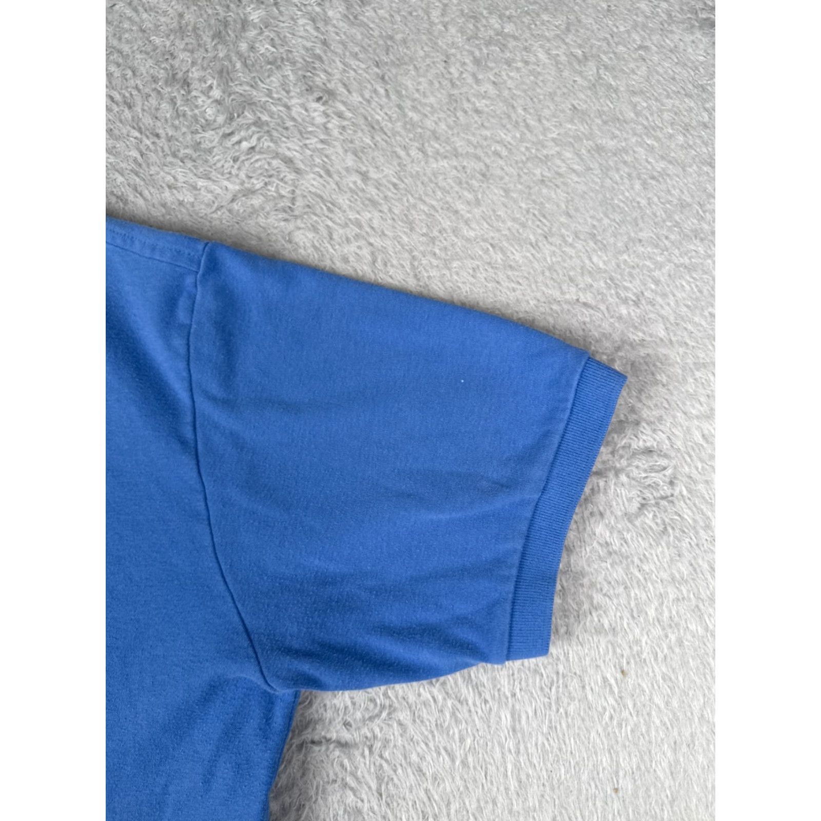 Ralph Lauren VINTAGE Ralph Lauren Polo Shirt Mens Large Blue 100% Cotton Knit Short Sleeve Polo Shirt Mens Large Blue 100% Cotton Knit Short Sleeve Size US L / EU 52-54 / 3 - 2 Thumbnail