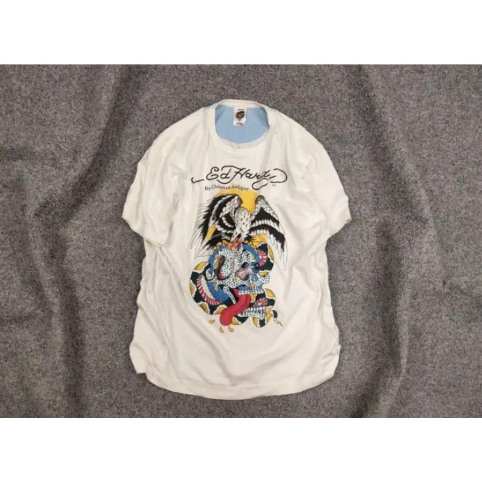 Ed Hardy VINTAGE Ed Hardy Christian Audigier Logo shirt Y2K Style Size US S / EU 44-46 / 1 - 2 Thumbnail