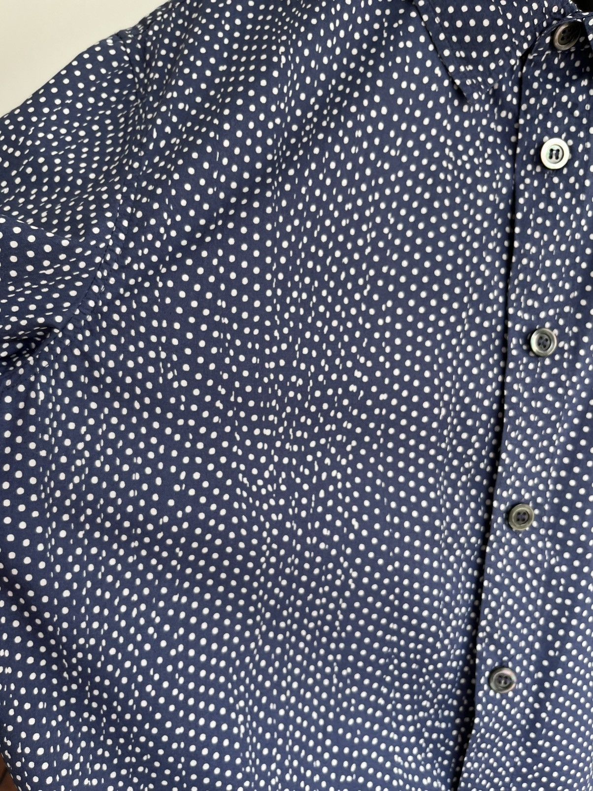 A.P.C. Runway A.P.C SS19 short-sleeved polka dot short sleeve shirt Size US M / EU 48-50 / 2 - 8 Thumbnail