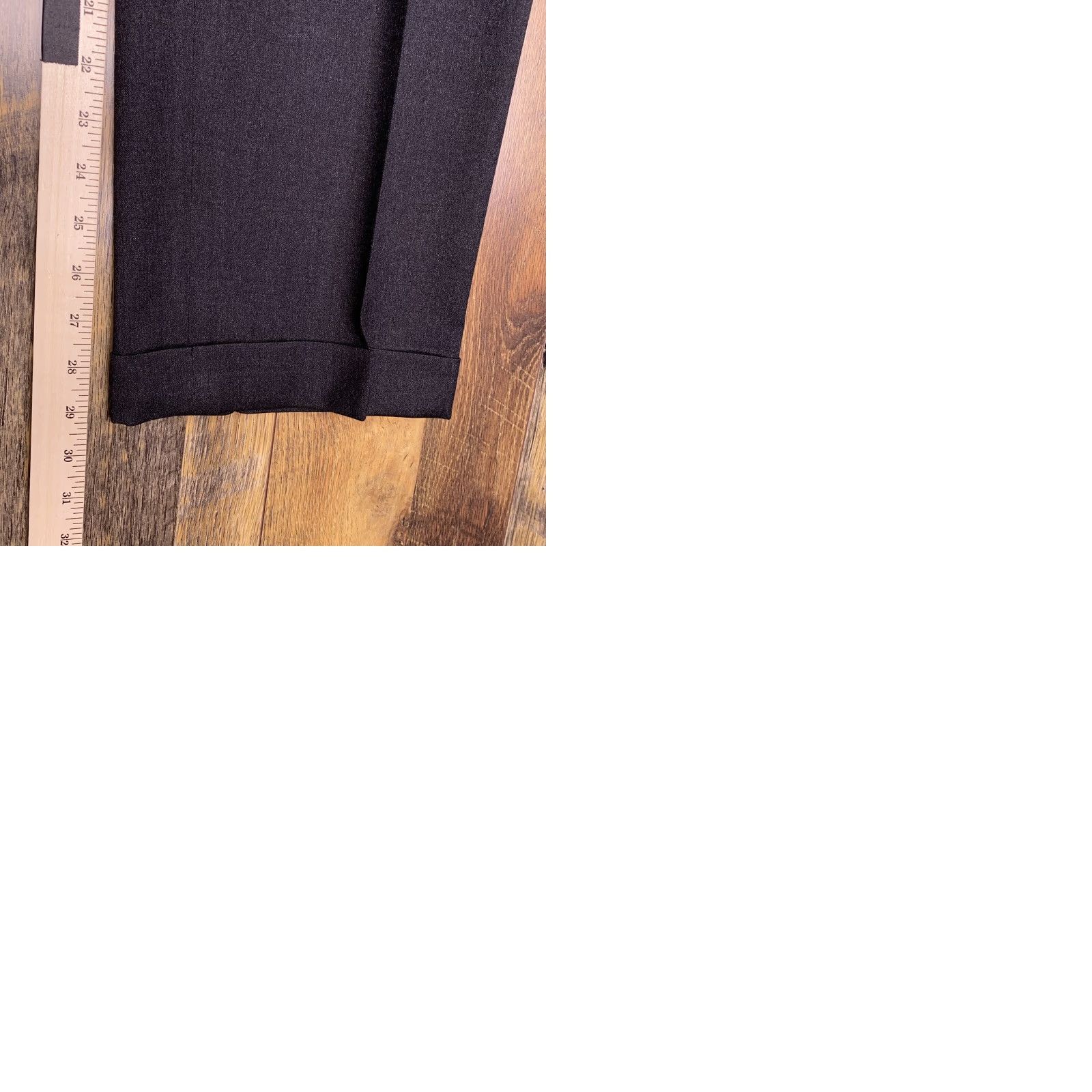 Jos. A. Bank Jos. A. Bank 2 Piece Suit Gray Wool 40 Long Regular Men's Cuffed Pants 34x30 Formal Wedding Vintage No Size 40R - 12 Thumbnail