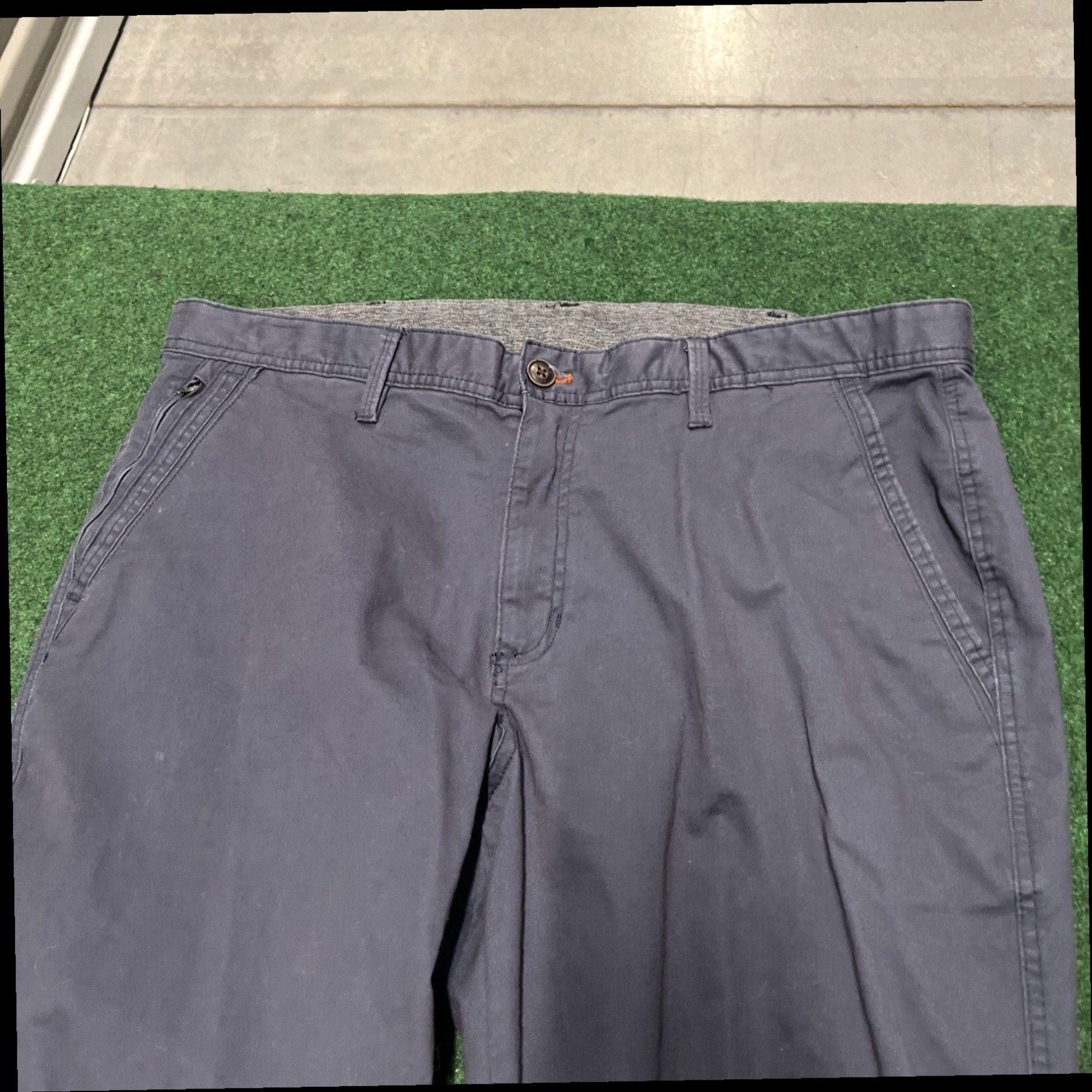 Weatherproof Original Weatherproof Vintage Men's 38x30 Navy Blue Pants Straight Leg Pockets Size US 38 / EU 54 - 2 Thumbnail
