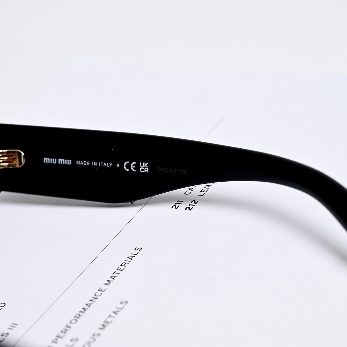 Miu Miu MIU MIU 0MU 03ZS SUNGLASSES Size ONE SIZE - 6 Thumbnail