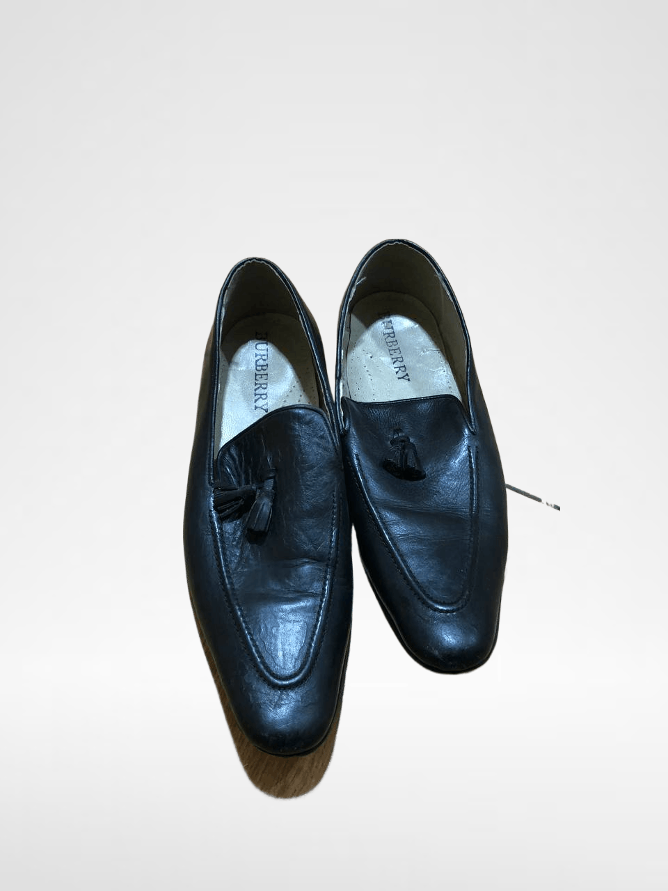 Burberry Burberry Black Leather Driver Moccasin Loafer Mens Shoes Size US 12 / EU 45 - 1 Thumbnail