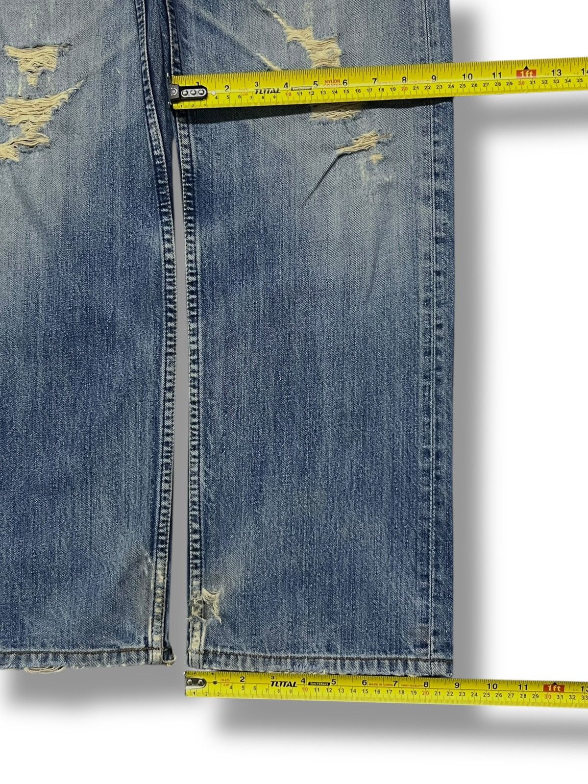 Levi's Baggy Vintage 90s Levi’s 503 Japan - Faded Wash, Distressed Size US 29 - 19 Thumbnail