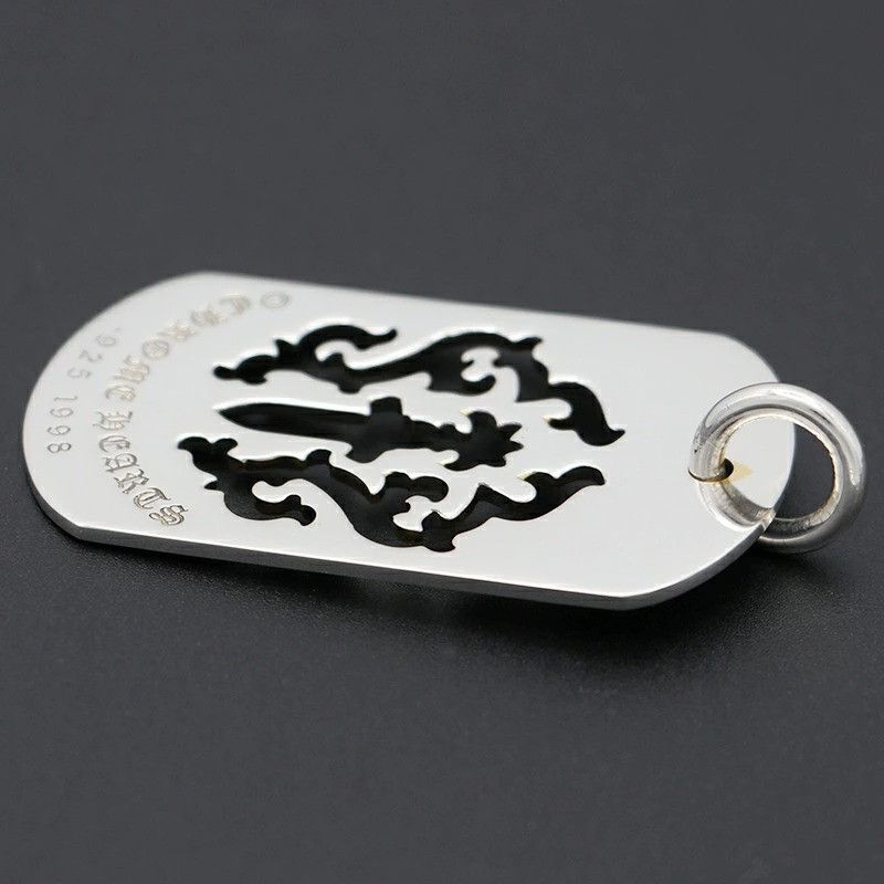 Chrome Hearts CHROME HEARTS LARGE VINE DAGGER CUT OUT DOG TAG Size ONE SIZE - 6 Thumbnail