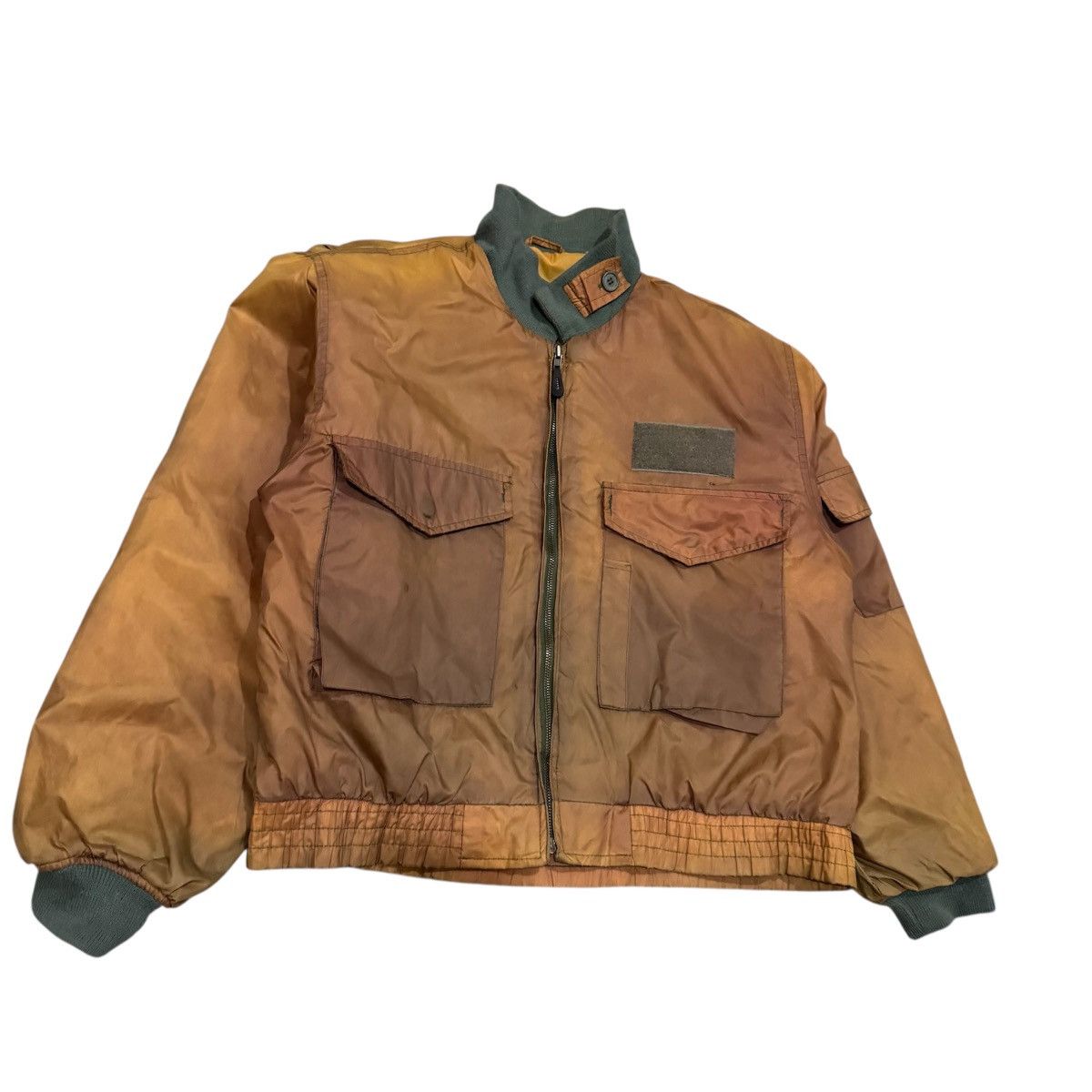 Vintage Vintage Japanese Iridescent Flight Jacket - "Sun-Faded" Size US L / EU 52-54 / 3 - 4 Thumbnail