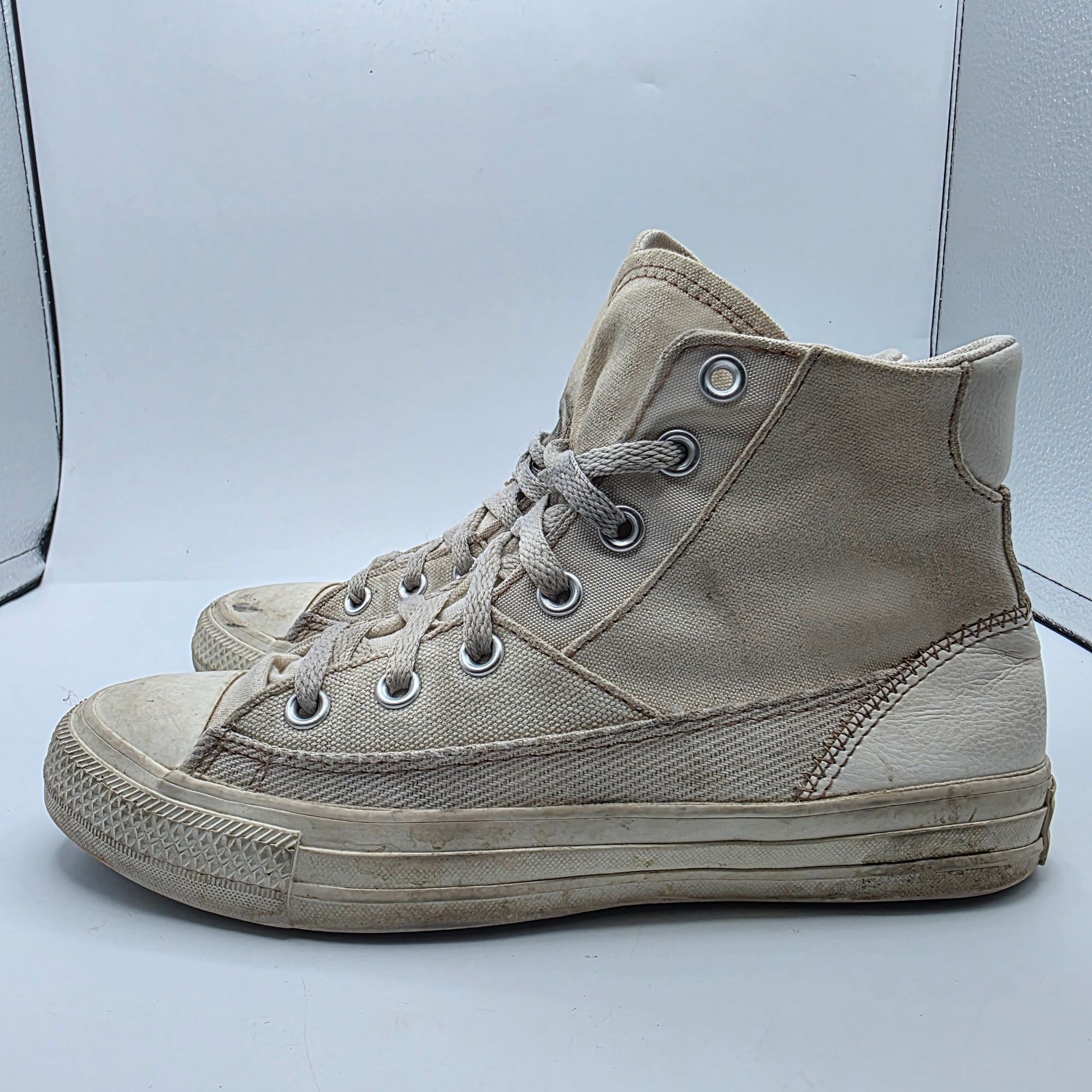 Converse Converse Chuck Taylor Patchwork Womens Size 7 White Sneaker Size US 7 / IT 37 - 13 Thumbnail