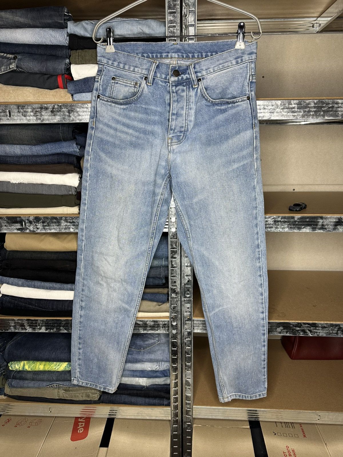 Carhartt Levi's 506 Straight Jeans W36 L34 Denim Faded Pants Size US 28 / EU 44 - 1 Thumbnail
