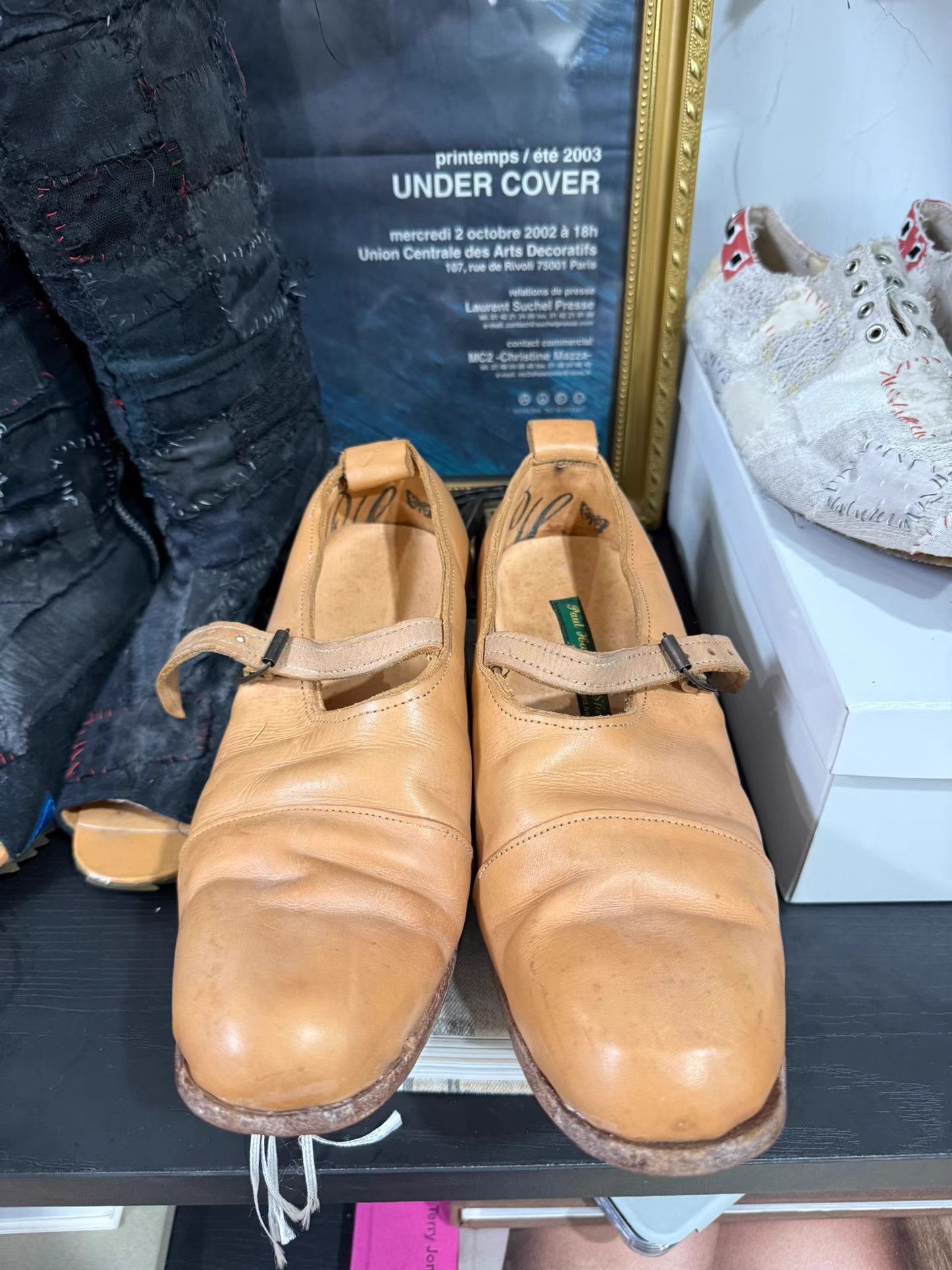 Paul Harnden Shoemakers Paul Harnden Curved Toe Ruched Leather Boots K20 Size US 8 / IT 38 - 8 Thumbnail