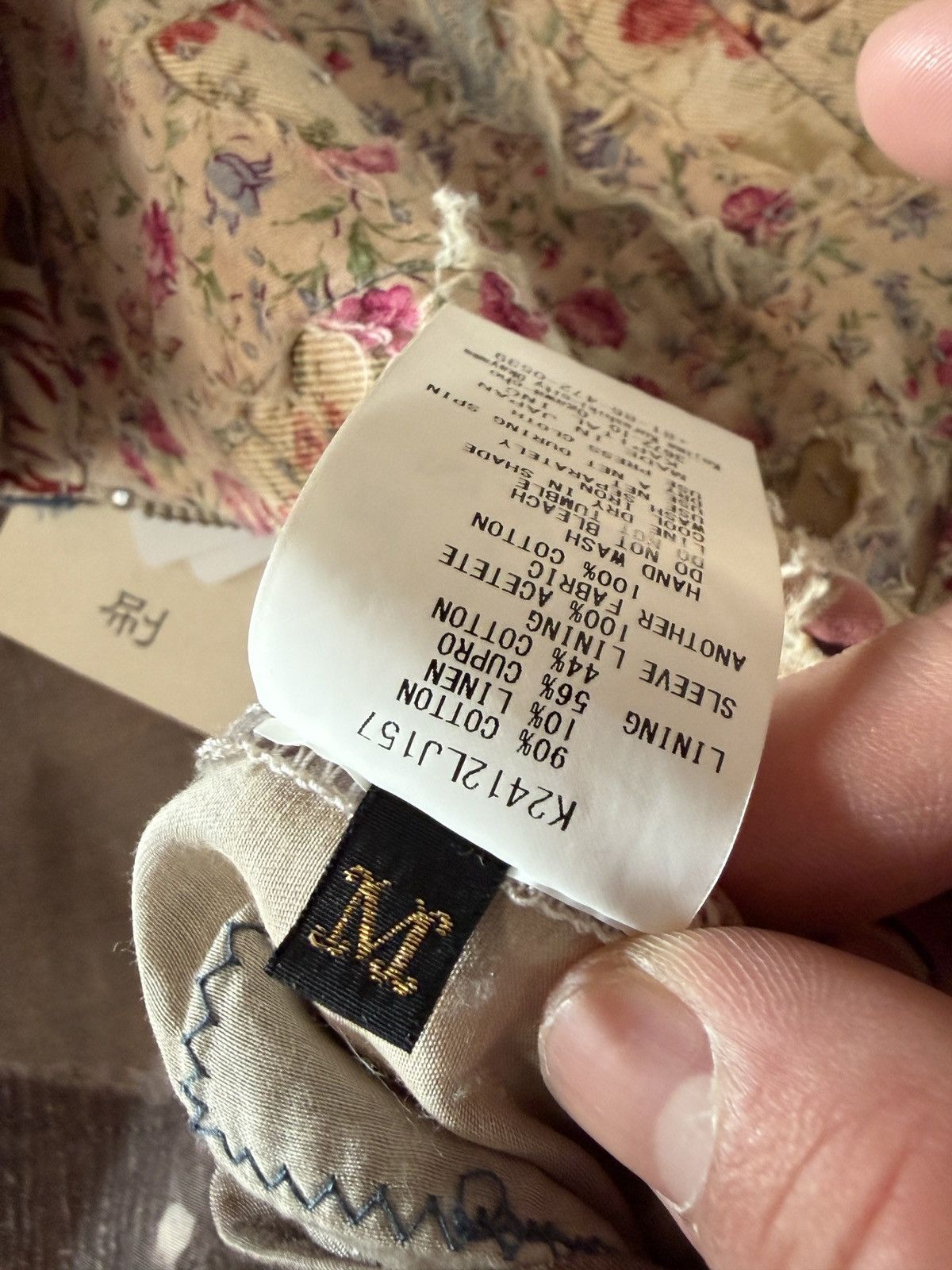 Kapital Kountry Champetre Boro Zip Up Jacket (Virgin Maria) Size US M / EU 48-50 / 2 - 8 Thumbnail