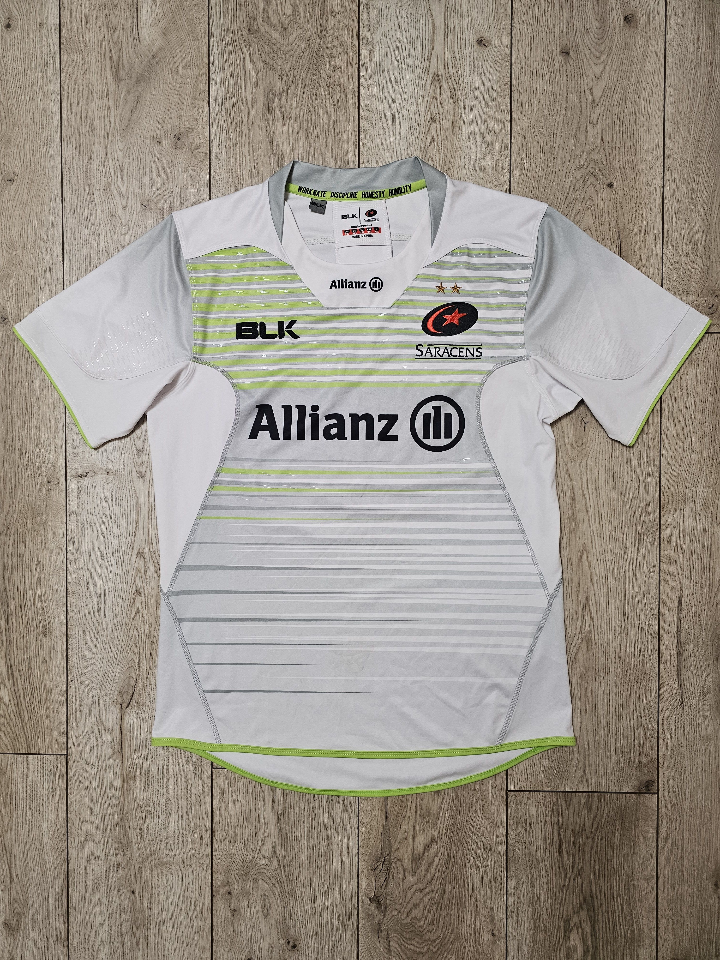 Vintage SARACENS JERSEY 2018 SHIRT RUGBY ENGLAND RUGBY UNION JERSEY Size US XXL / EU 58 / 5 - 1 Thumbnail
