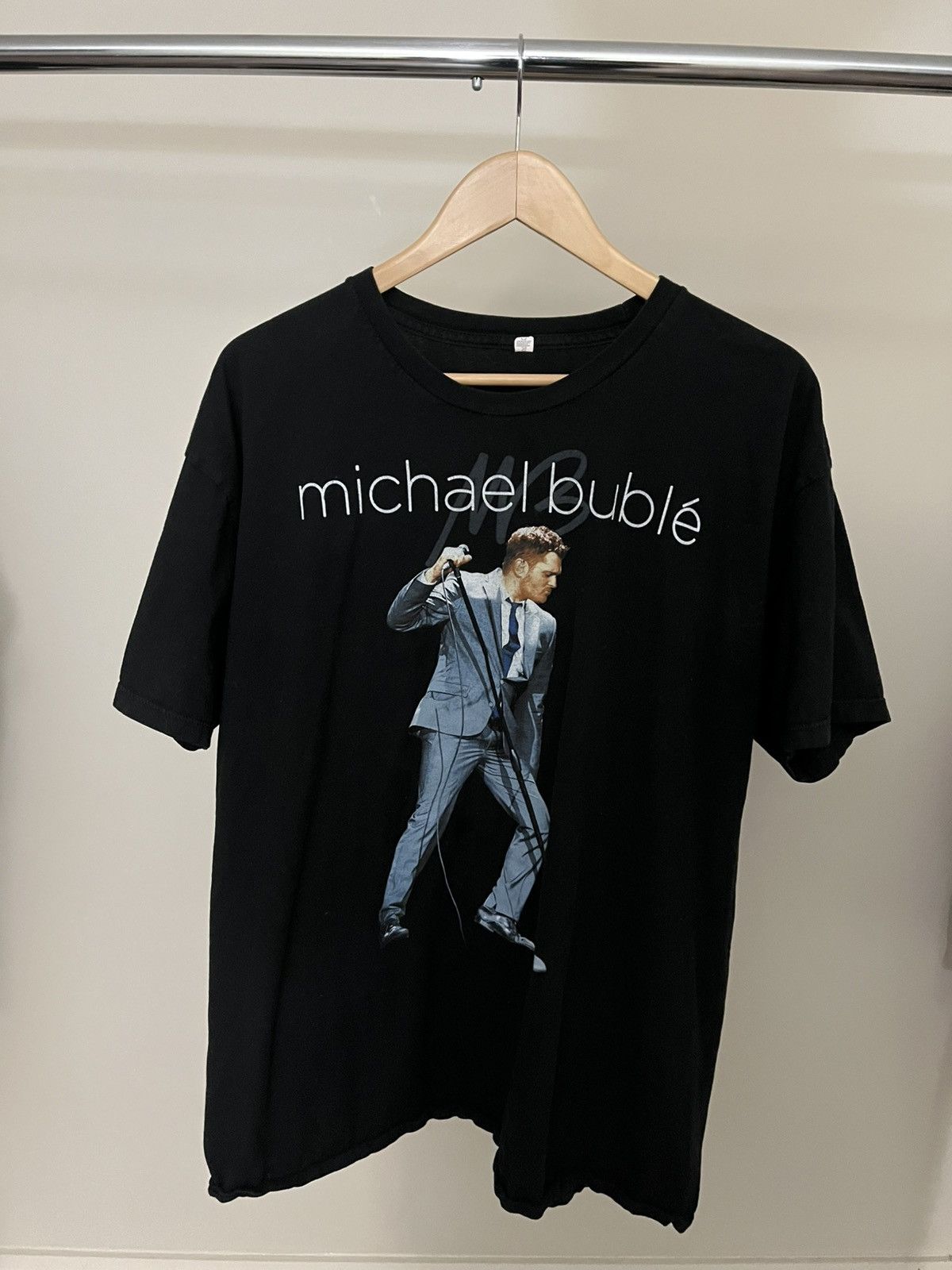 Band Tees × Vintage 2014 Michael Bublé Tour Tee Size US XL / EU 56 / 4 - 1 Thumbnail