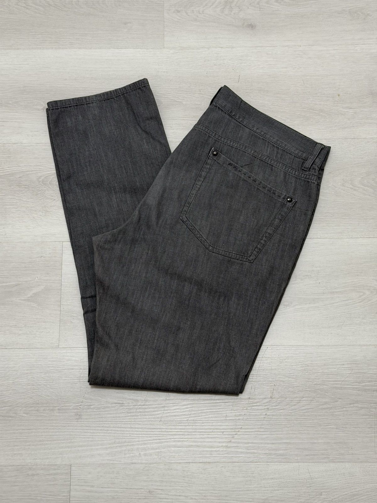 John Varvatos John Varvatos Gray Denim Jeans Size 34R Size US 34 / EU 50 - 1 Thumbnail