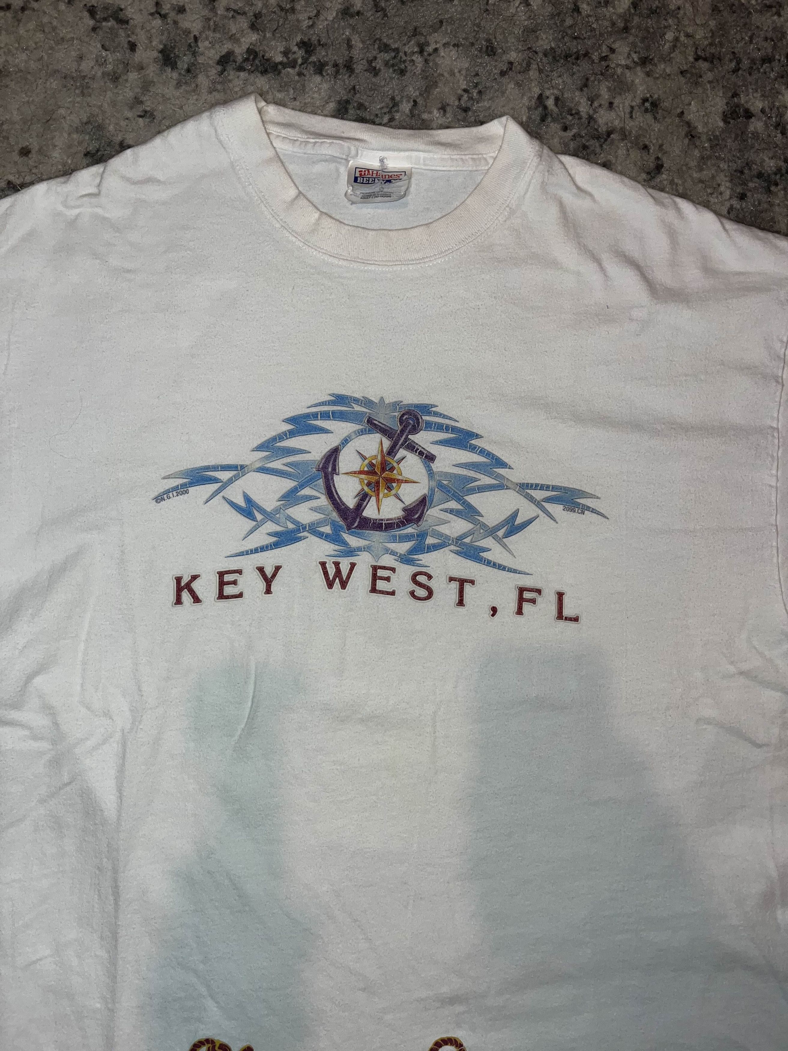 Vintage Y2K Key West Florida Tourist Shirt Size US L / EU 52-54 / 3 - 2 Thumbnail
