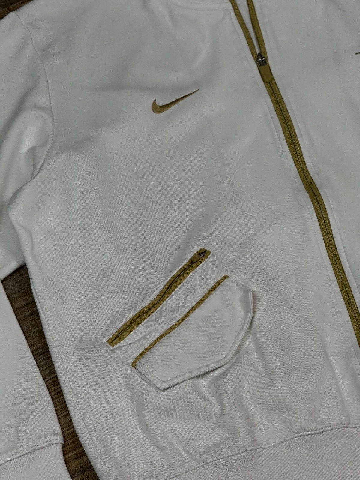 Nike Nike RF Roger Federer Wimbeldon 2010 White Zip Track Jacket Size US L / EU 52-54 / 3 - 7 Thumbnail