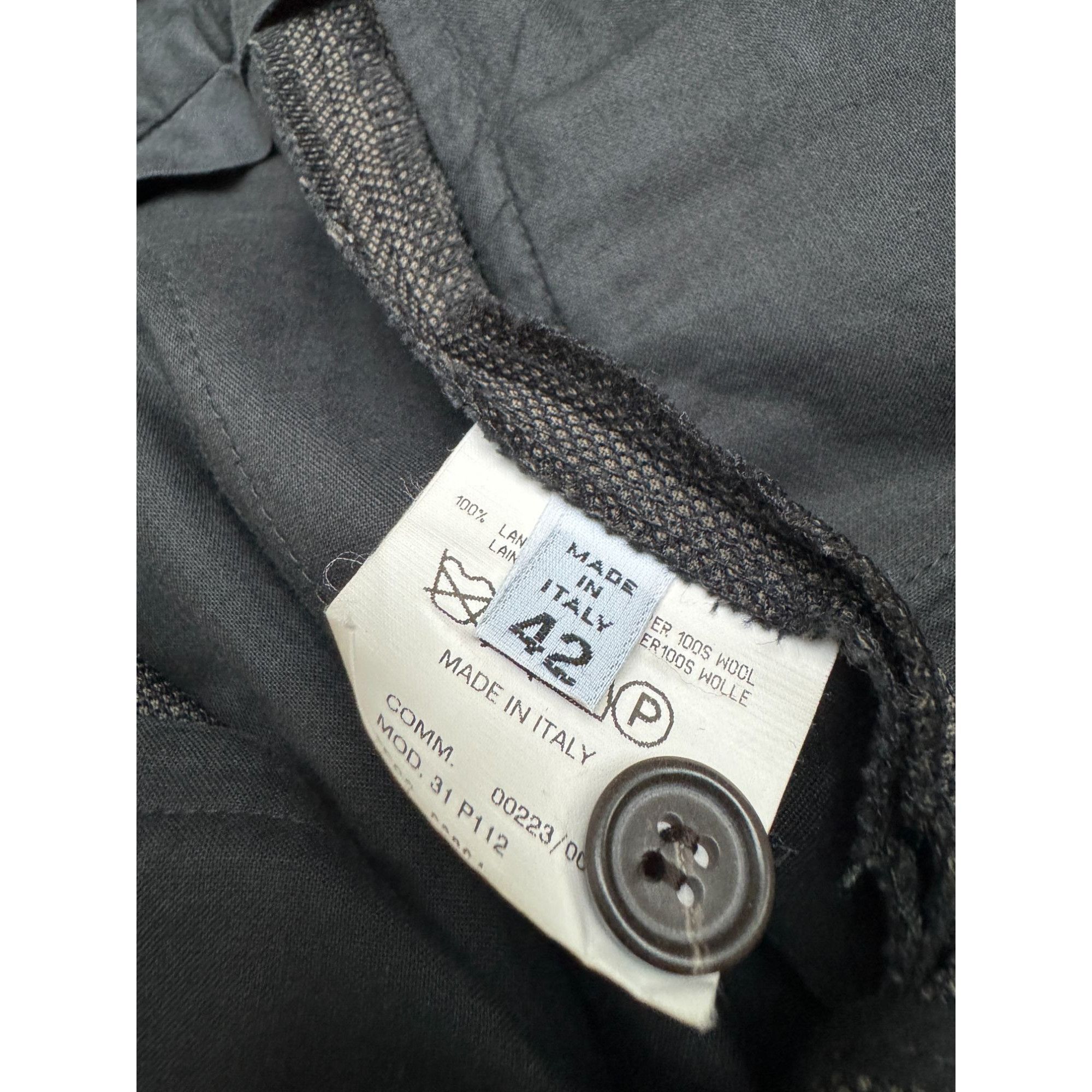 Maison Margiela Fall/Winter 2000 Grey Wool Pants Size 28" / US 6 / IT 42 - 8 Thumbnail