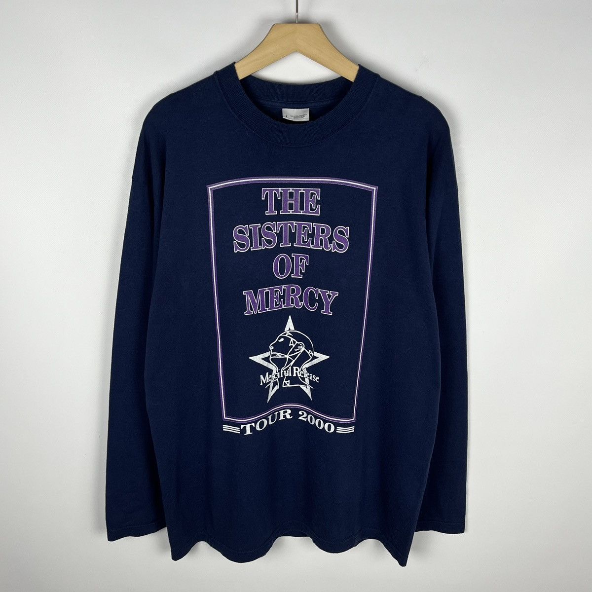 Vintage Sisters of Mercy rare tour longsleeve 2000