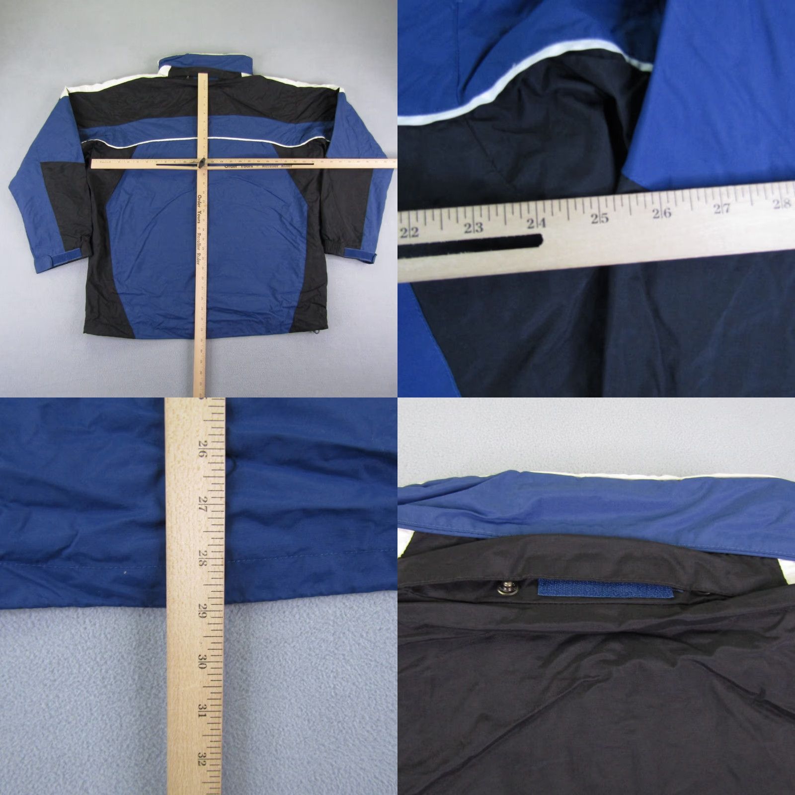Vintage Columbia Jacket Mens Large Blue Black Interchange Waterproof Parka Shell Coat Size US L / EU 52-54 / 3 - 8 Thumbnail