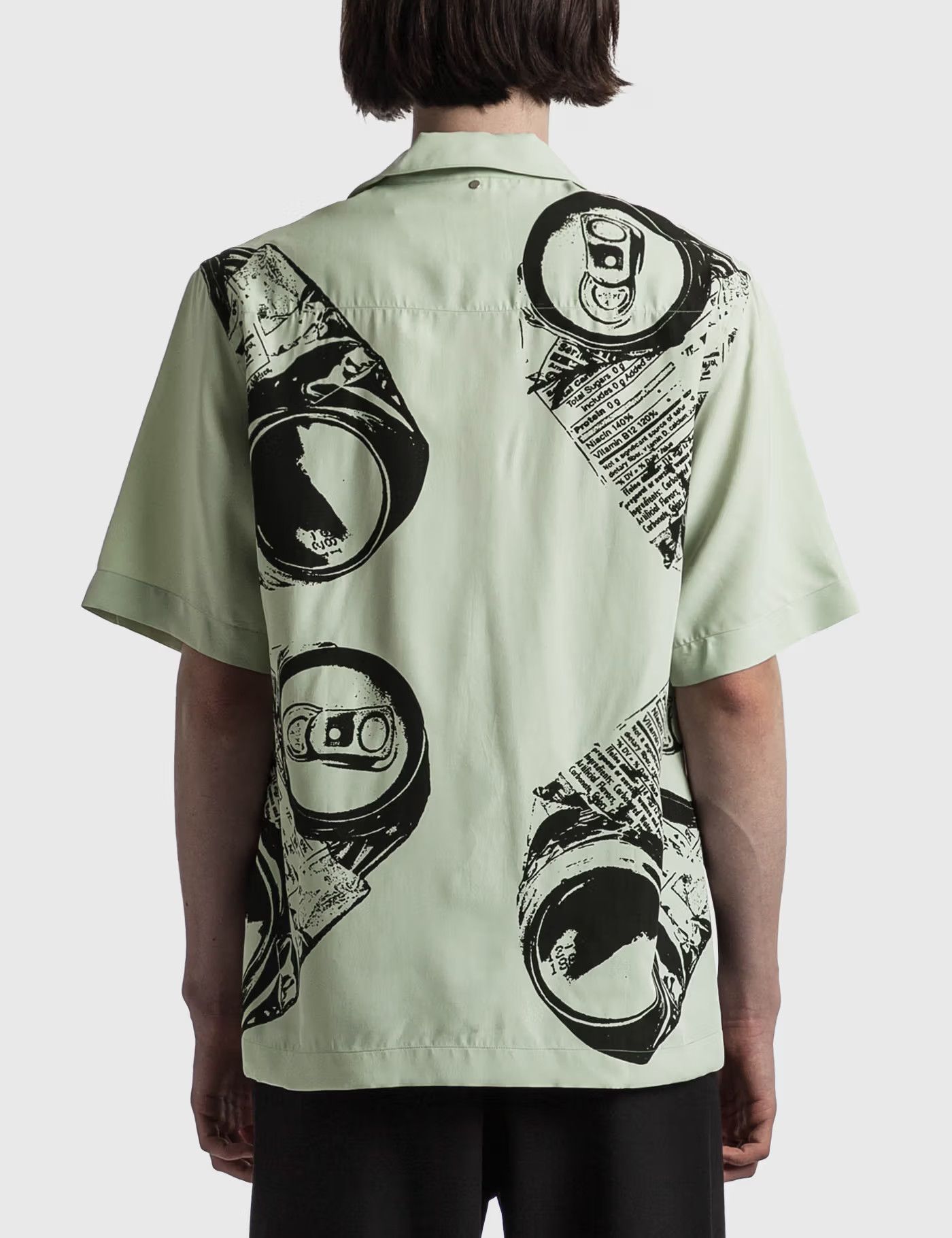 OAMC o1y0225 Patterned Shirt in Light Green/Black Size US M / EU 48-50 / 2 - 4 Thumbnail